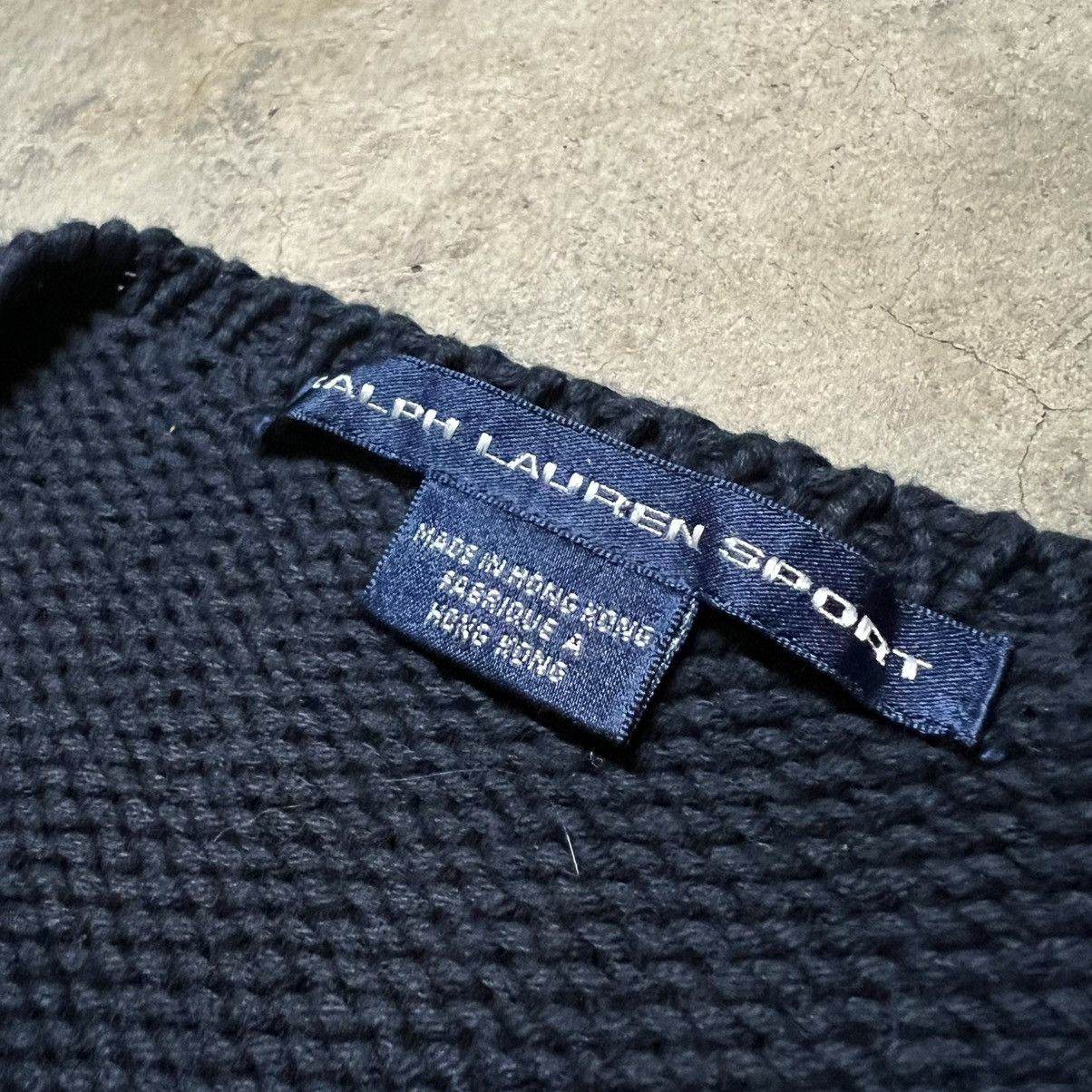 Polo Ralph Lauren × RRL Ralph Lauren × Ralph Lauren Vintage 2000’s Polo Ralph Lauren Sport 🇺🇸 Flag Knit Sweater Size US XS / EU 42 / 0 - 6 Thumbnail