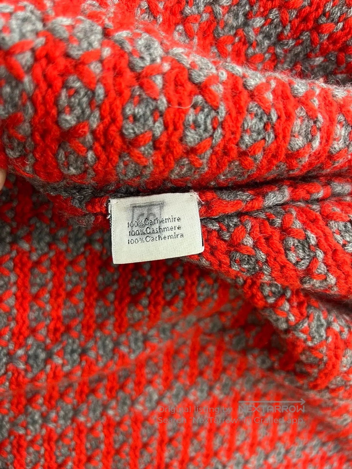 Hermes Hermes Cashmere Knit Zip Jacket XXL. Size US XXL / EU 58 / 5 - 4 Thumbnail