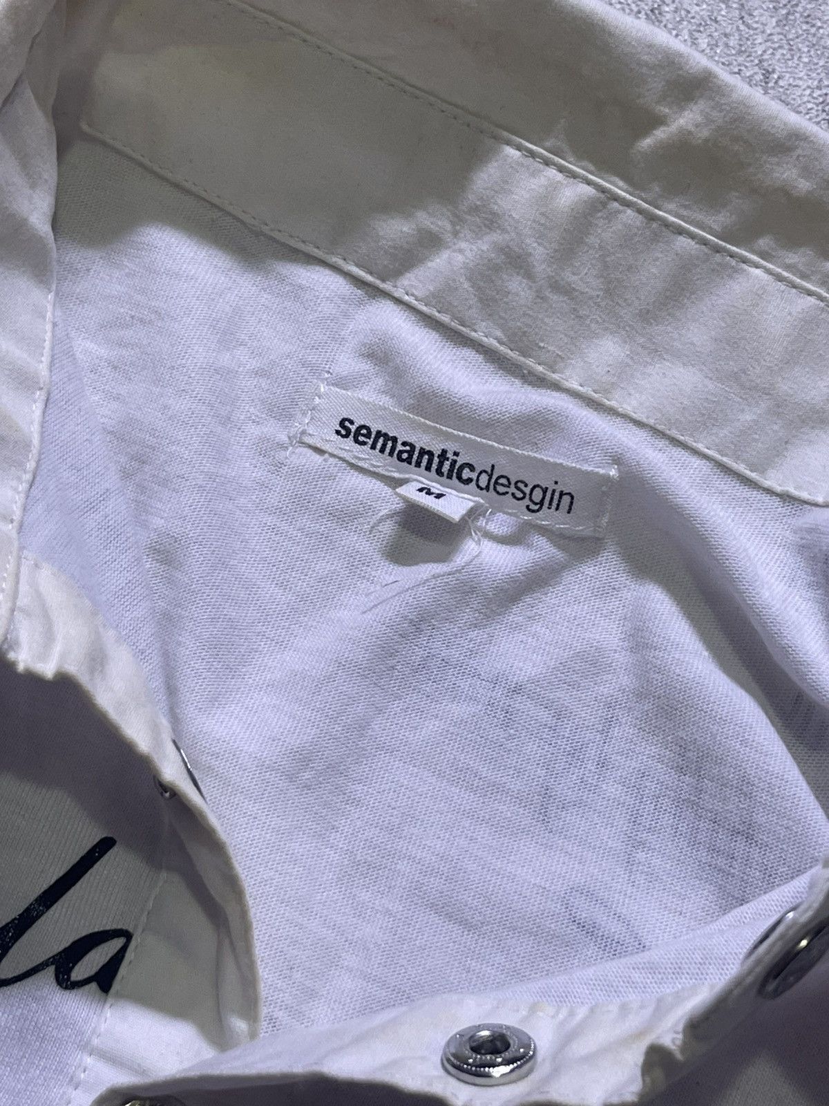 Japanese Brand Y2K SEMANTIC DESIGN short sleeve tshirt Size US M / EU 48-50 / 2 - 5 Thumbnail