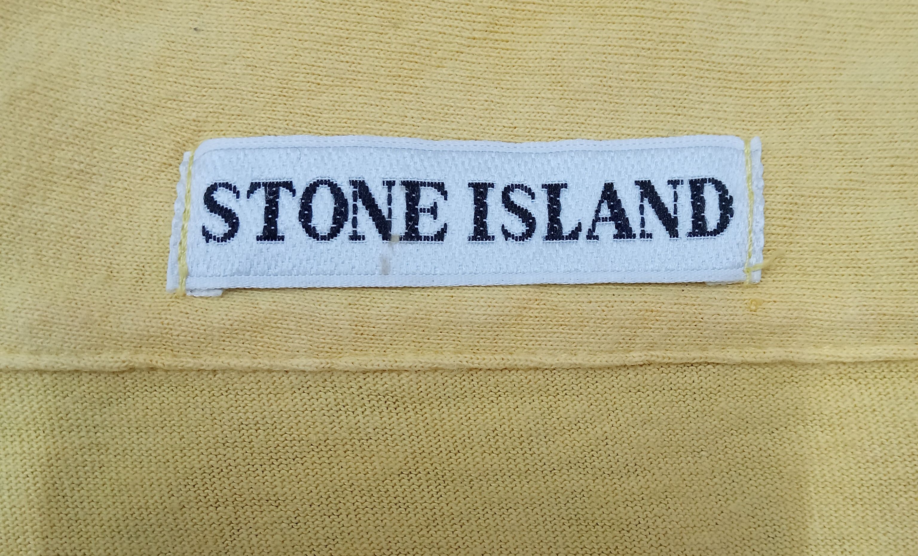 Stone Island Stone Island Extremely Rare Distressed Vintage Polo Shirt Size US M / EU 48-50 / 2 - 3 Thumbnail