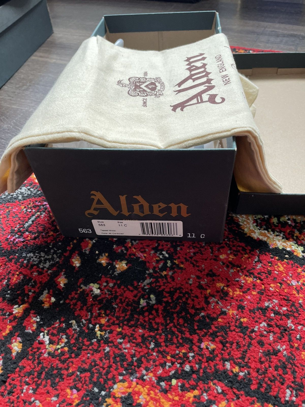 Alden Tassal Mocc Cordovan Size US 11 / EU 44 - 2 Thumbnail