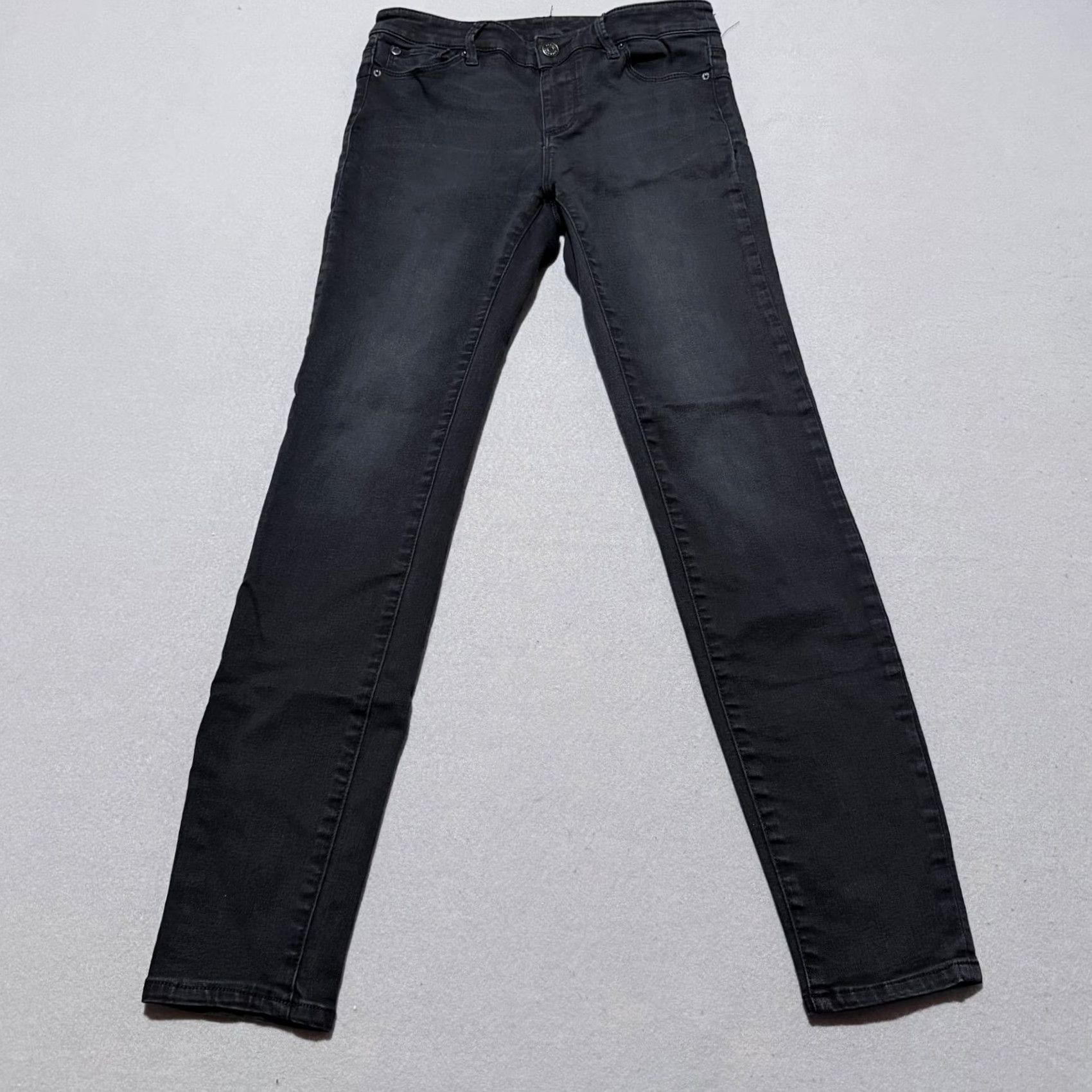 Armani Exchange Armani Exchange J69 Super Skinny Lift Up Jeans Women's Black Denim Low Rise - 27 Size 27" / US 4 / IT 40 - 2 Thumbnail