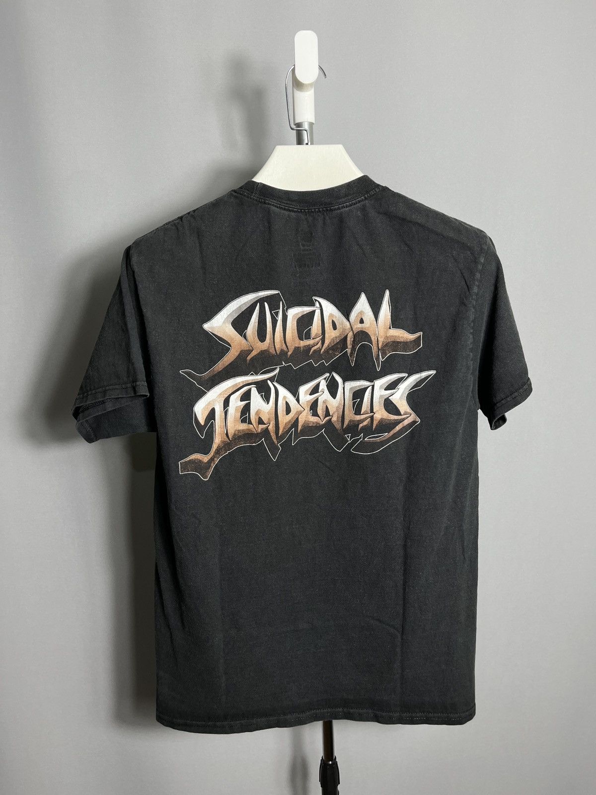 Band Tees × Hanes × Vintage Hanes Suicidal Tendencies World Gone Mad Shirt Y2K Band Tee Size US M / EU 48-50 / 2 - 2 Thumbnail