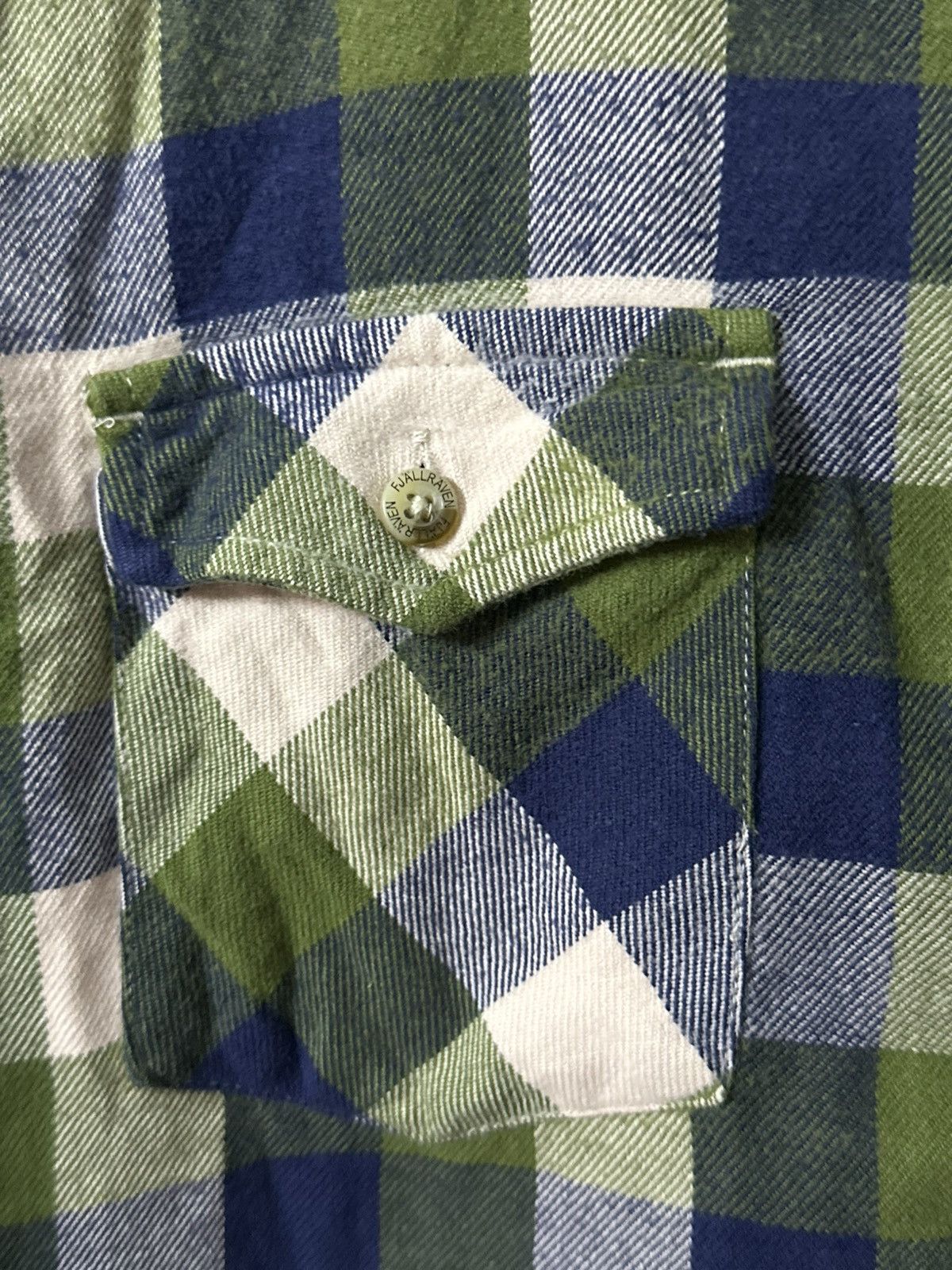 Fjallraven × Vintage Fjällräven Double Pocket Flannel L/S Button Up Size US M / EU 48-50 / 2 - 5 Thumbnail