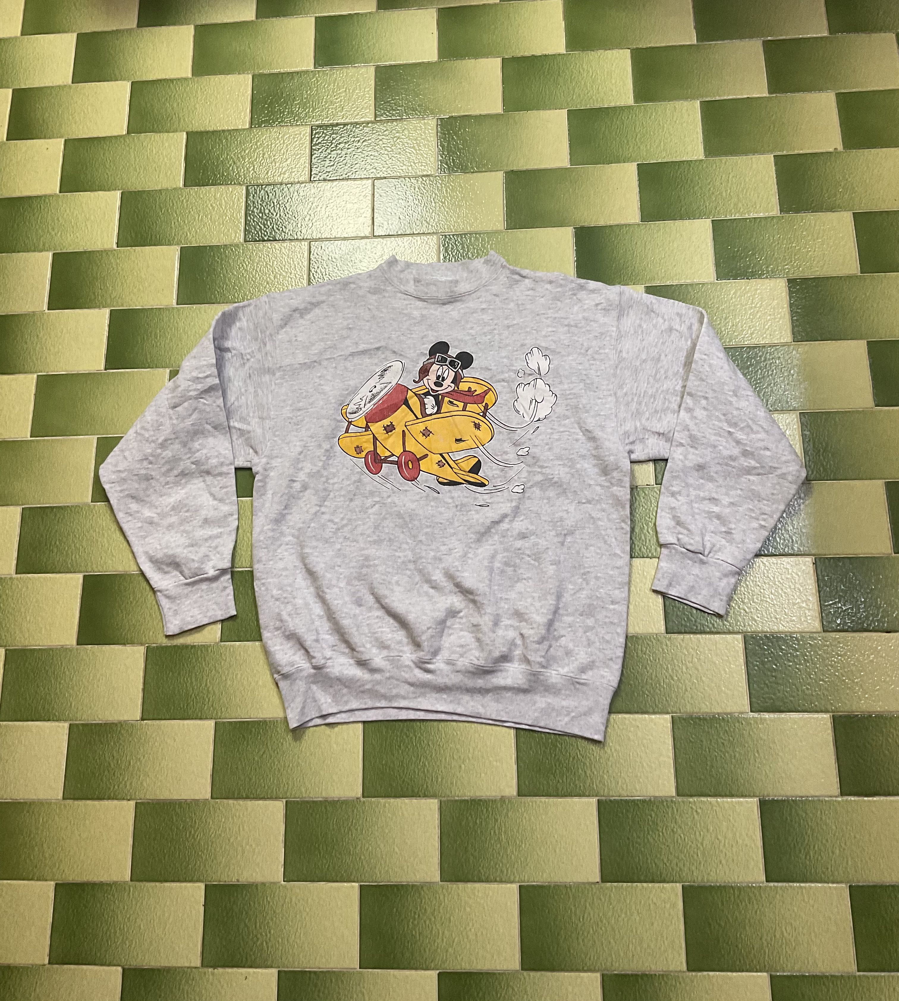 Disney Vintage 80s Disney Mickey Mouse Sweatshirt Crewneck Size US L / EU 52-54 / 3 - 1 Thumbnail