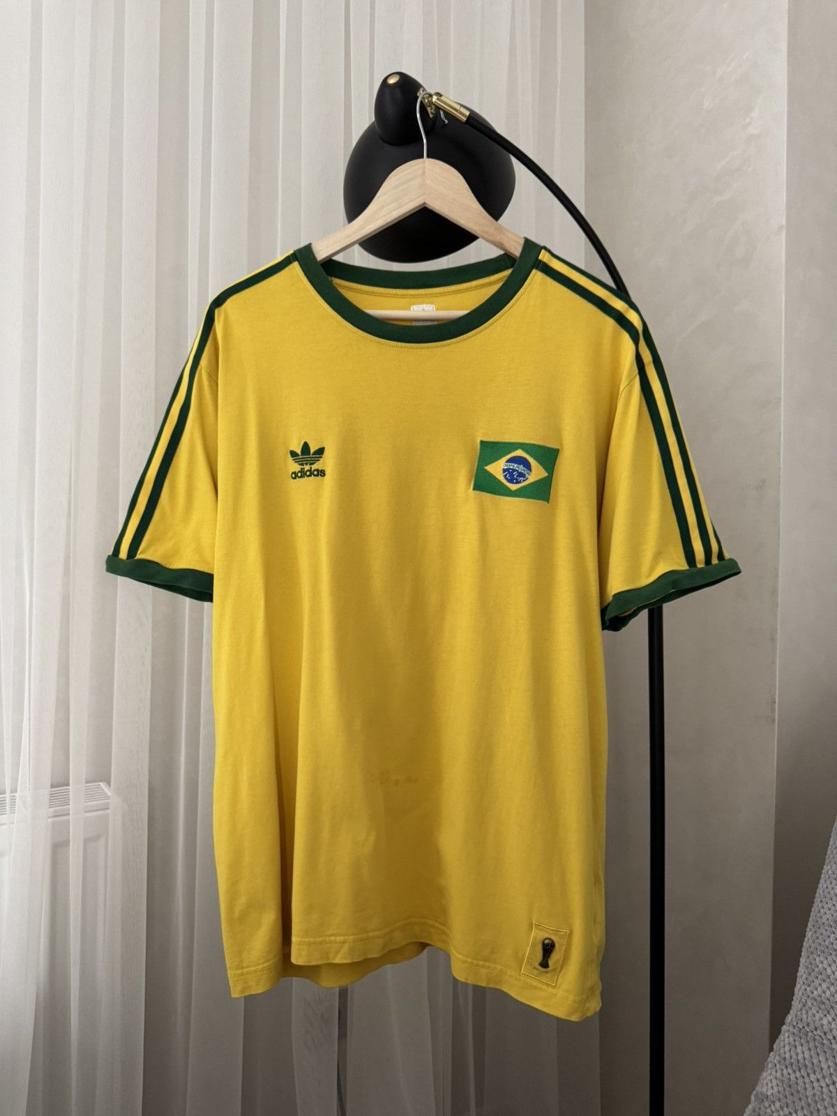 Adidas Adidas Brazil 2005 Fifa World Cup Vintage Blockcore Jersey Size US L / EU 52-54 / 3 - 2 Thumbnail