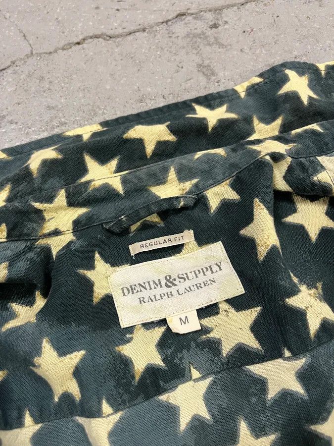 Polo Ralph Lauren 2010s Ralph Lauren Bue Star Print Shirt Size US M / EU 48-50 / 2 - 10 Thumbnail