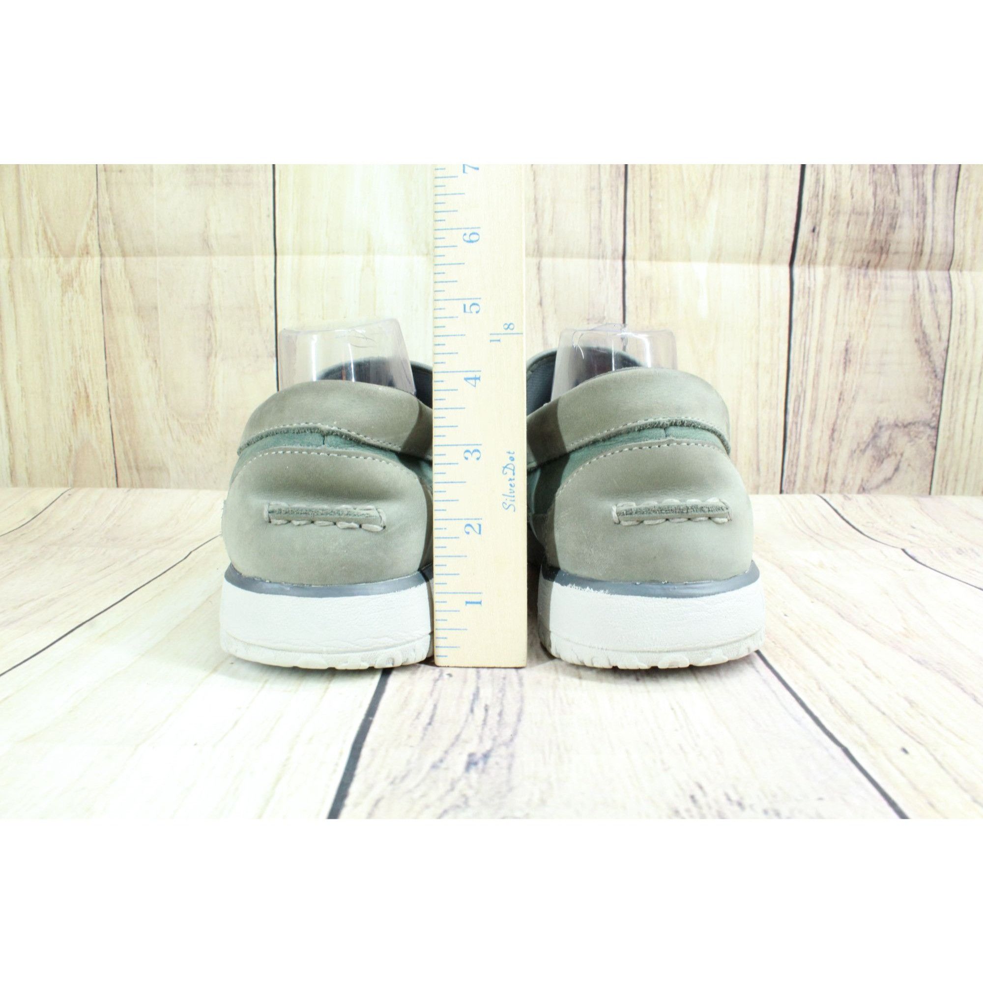 L.L. Bean × Leather LL Bean Shearling Moc Slippers Sedona Sage Men’s 12 M Size US 12 / EU 45 - 7 Thumbnail
