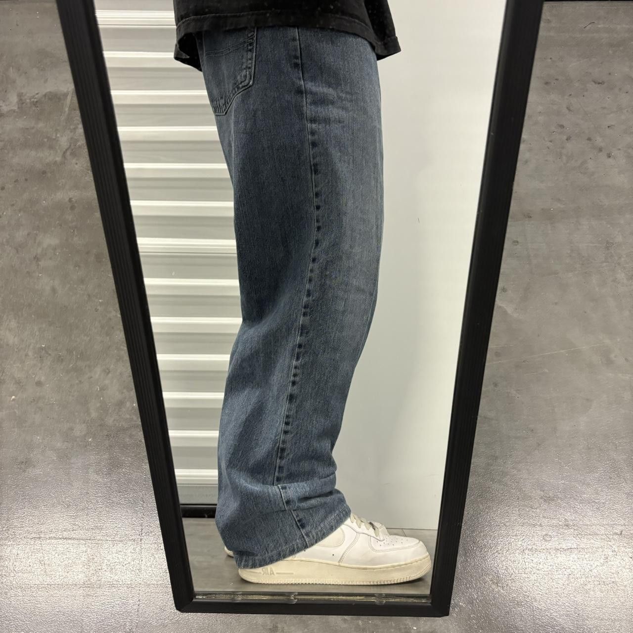 Vintage Crazy Vintage Y2K/2000s Baggy Grunge Dark Wash Relaxed Lee Denim Jeans! Size US 36 / EU 52 - 2 Thumbnail