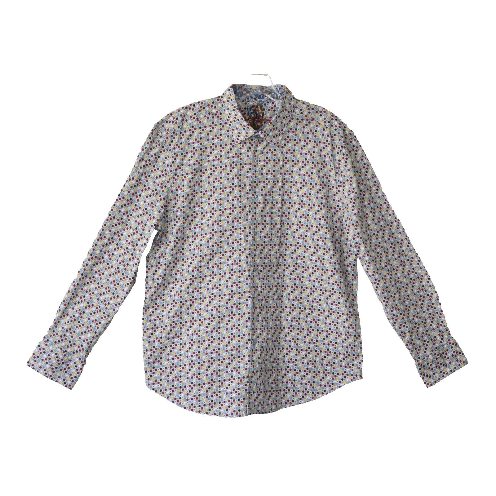 Robert Graham ROBERT GRAHAM Multi-Dot Geometric Long Sleeve Shirt Size 2XL Size US XXL / EU 58 / 5 - 1 Thumbnail