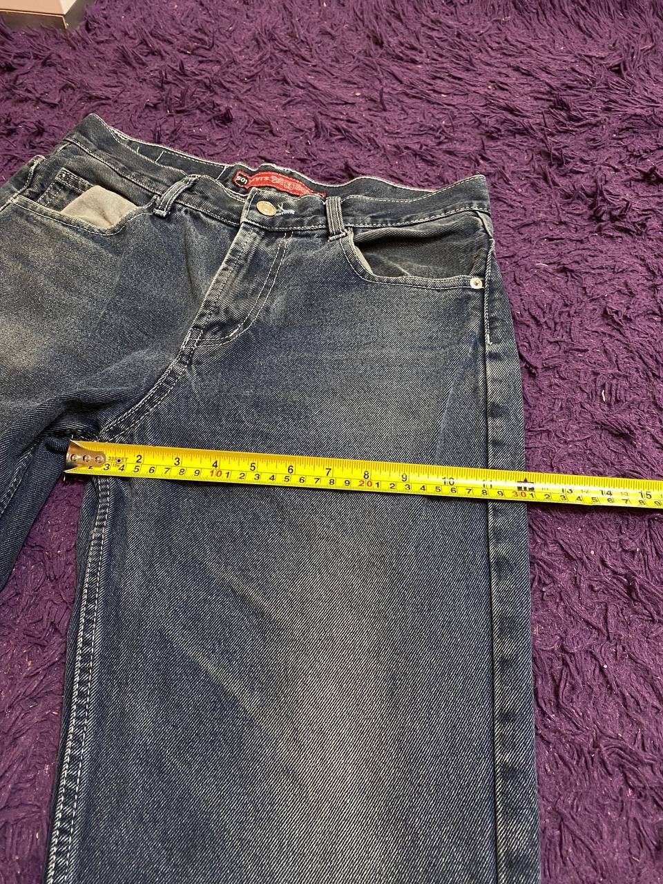 Levi's Vintage Distressed Washed Denim Jeans Levi' 501 Y2K Size US 33 - 15 Thumbnail