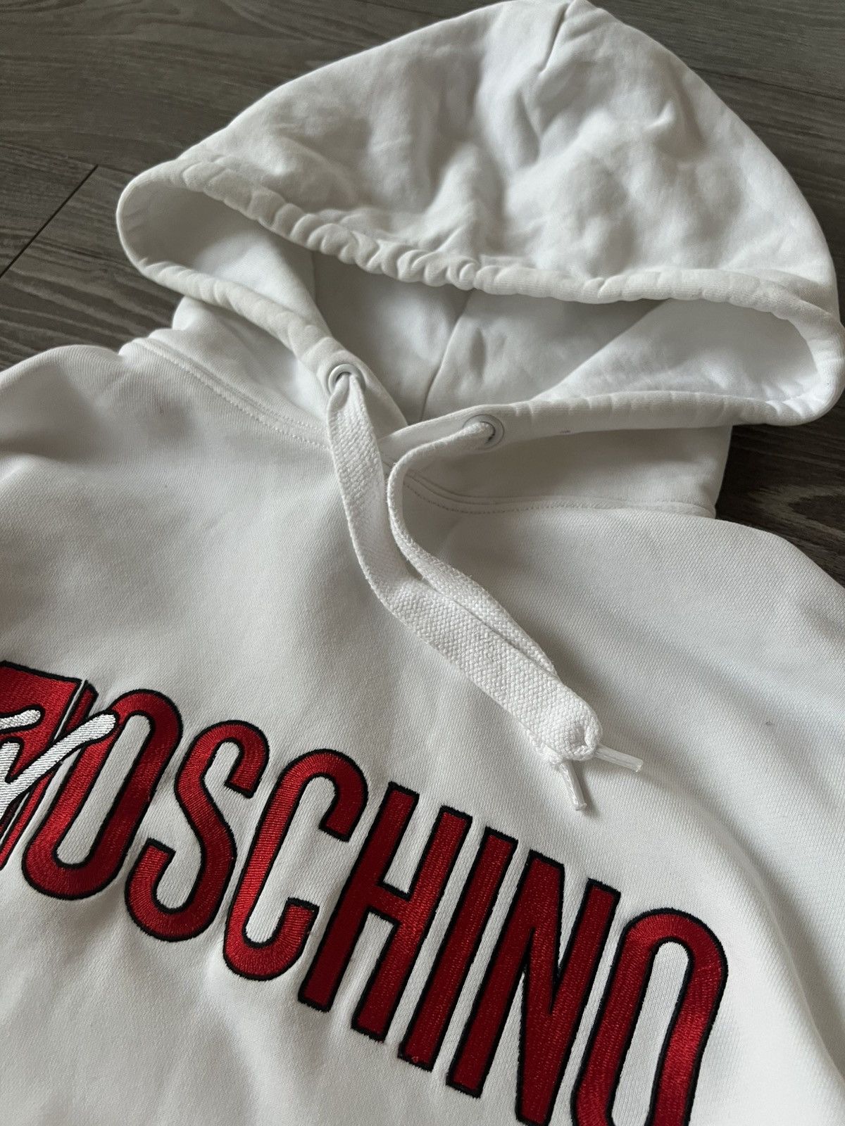 H&M × Moschino × Mtv ‼️Moschino x H&M x Mtv Big Knit Logo White Hoodie‼️ Size US S / EU 44-46 / 1 - 11 Thumbnail