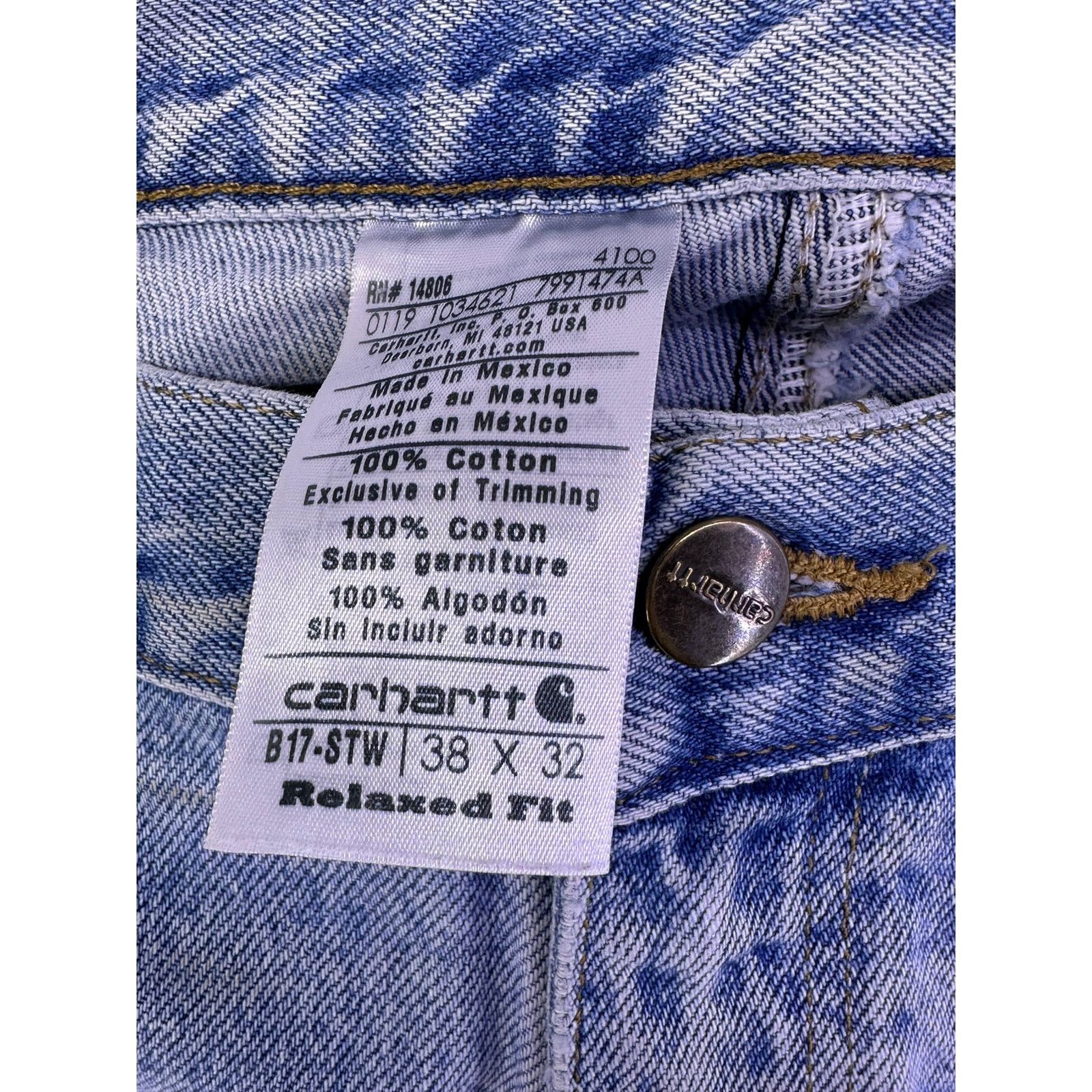 Carhartt Carhartt Relaxed Fit Jeans Size 38x32 Size US 38 / EU 54 - 7 Thumbnail