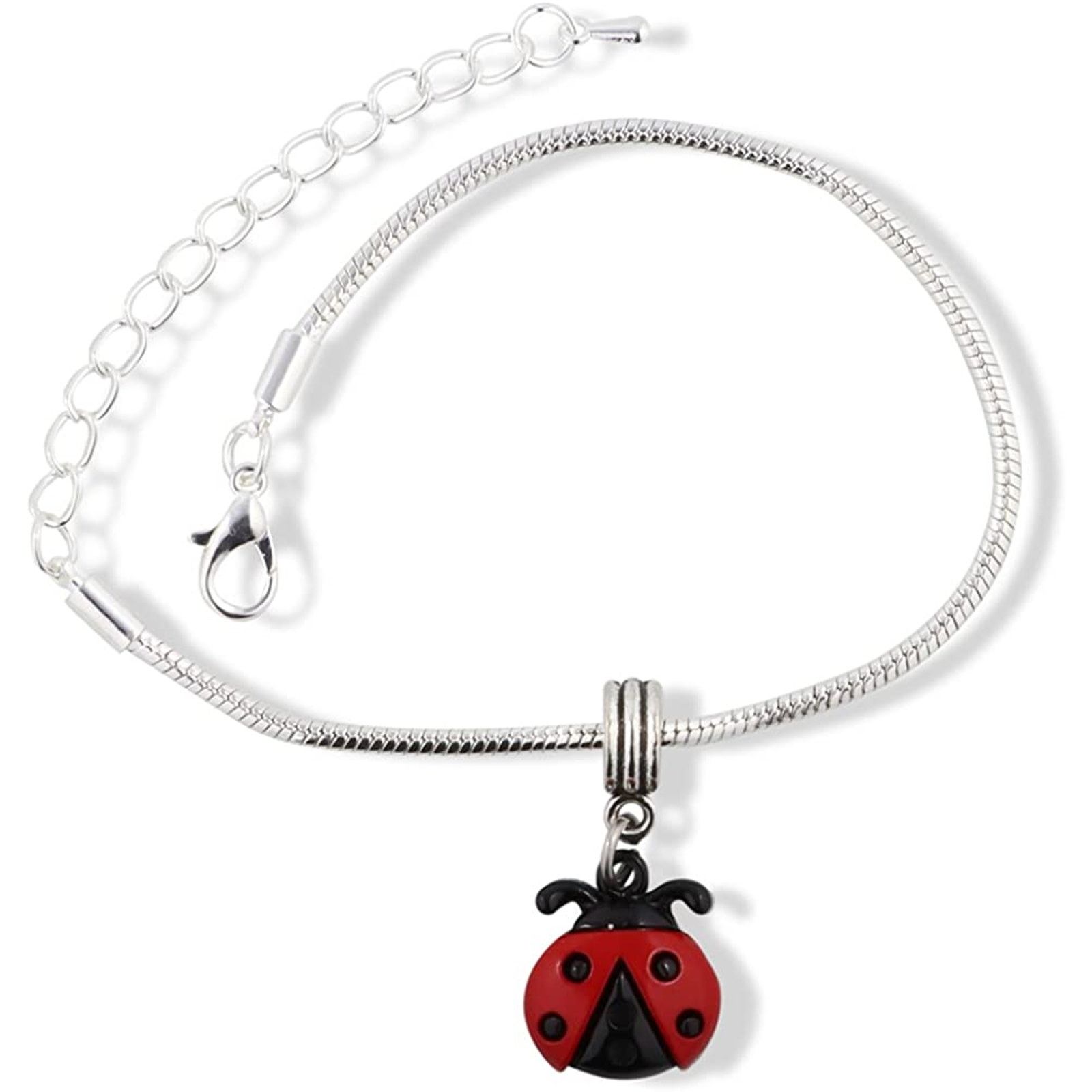 & Other Stories Ladybug Charm Bracelet - Stainless Steel Chain Bracelet Size ONE SIZE - 1 Thumbnail