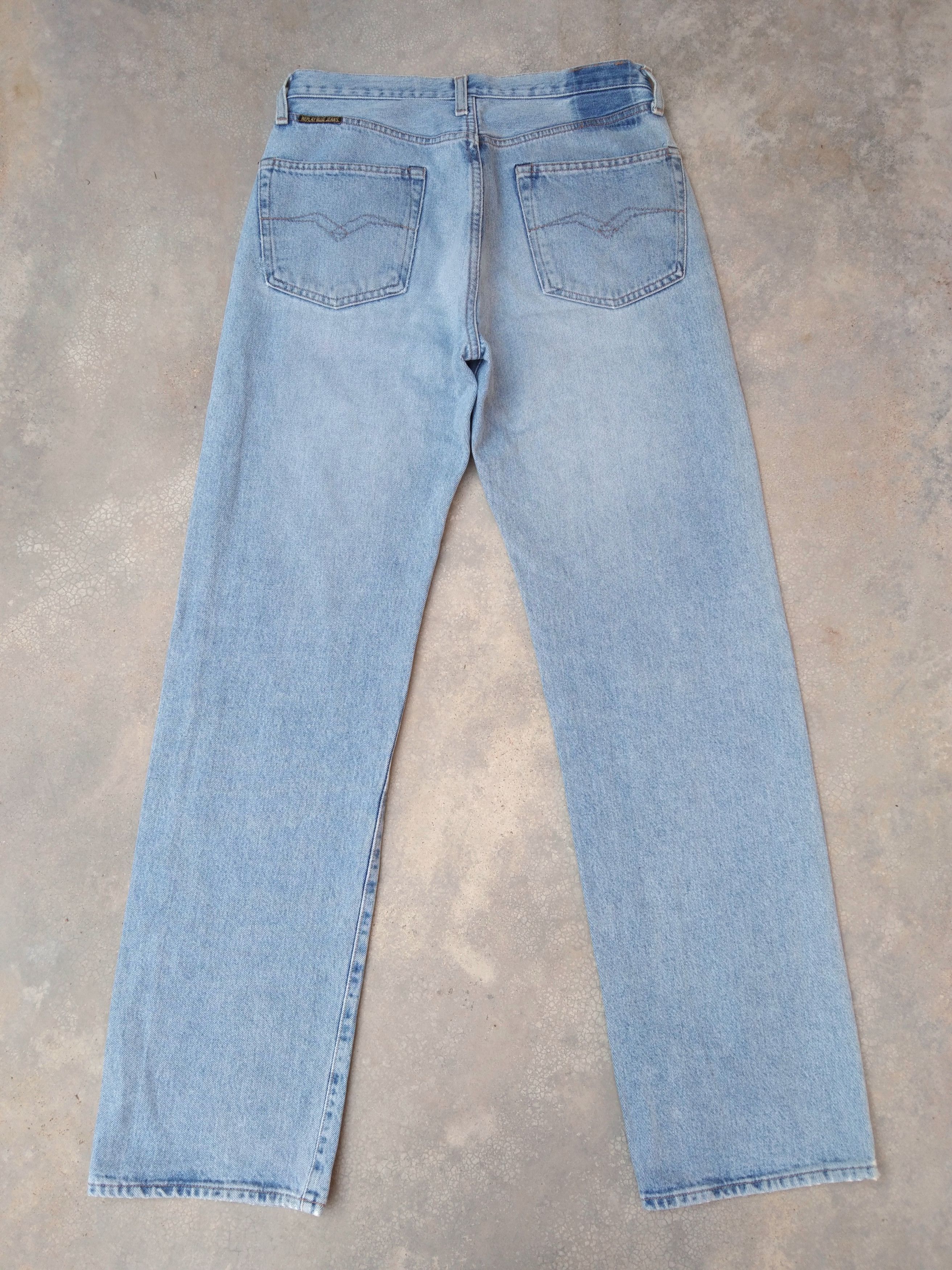 Vintage Vintage Replay Blue Wash Straight Leg Jeans 30x32 Size US 30 / EU 46 - 2 Thumbnail