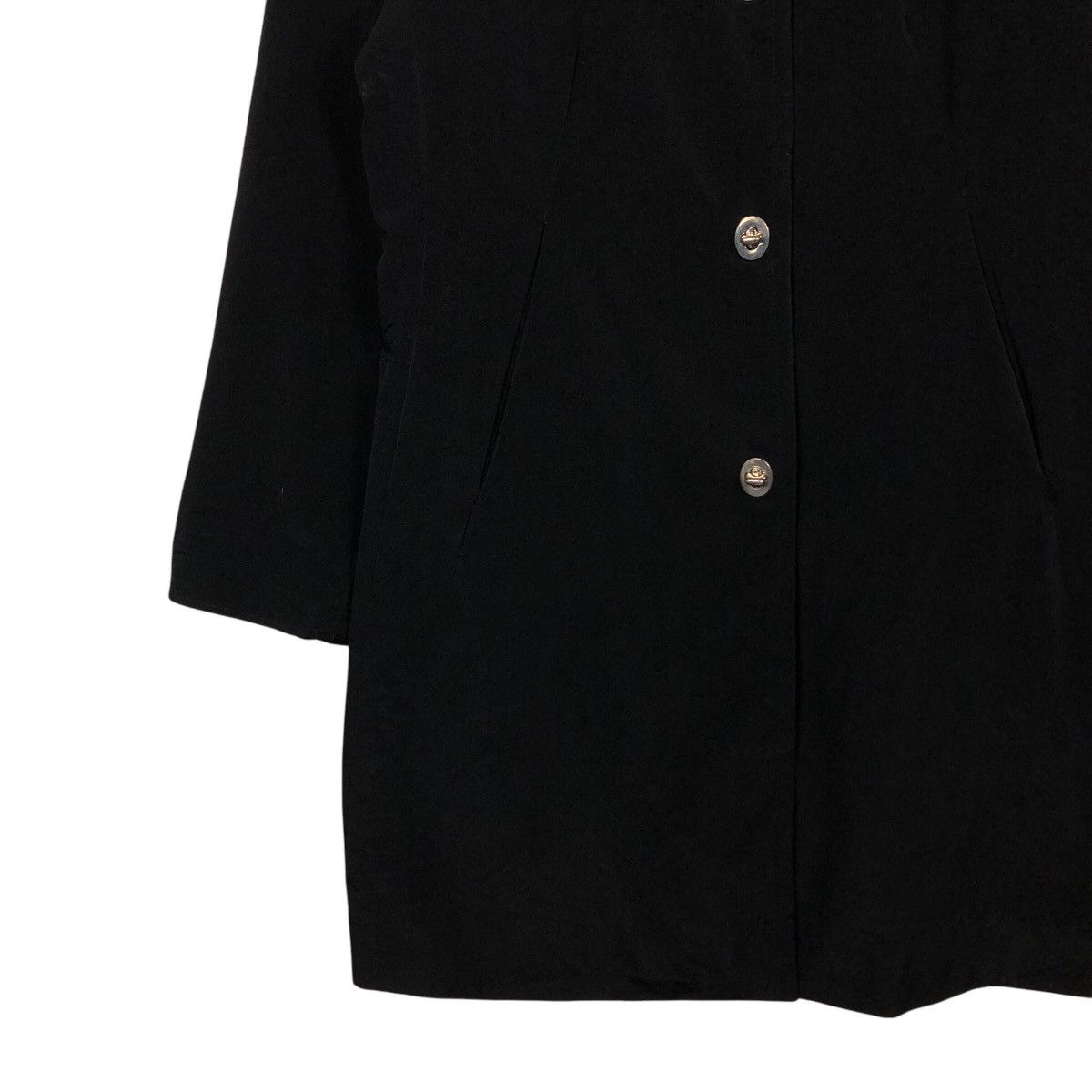 Vintage 📌Rich Black Vintage Long Jacket Anne Klein Coat Size US XL / EU 56 / 4 - 5 Thumbnail