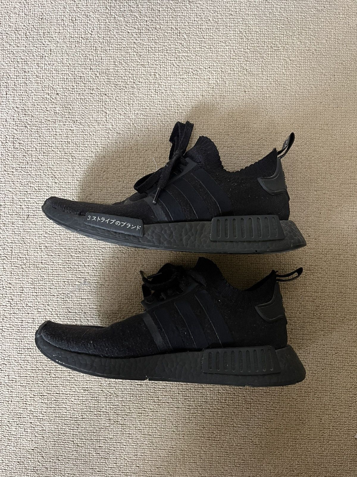 Adidas Adidas NMD R1 Triple Black Primeknit Japan Size US 9 / EU 42 - 5 Thumbnail