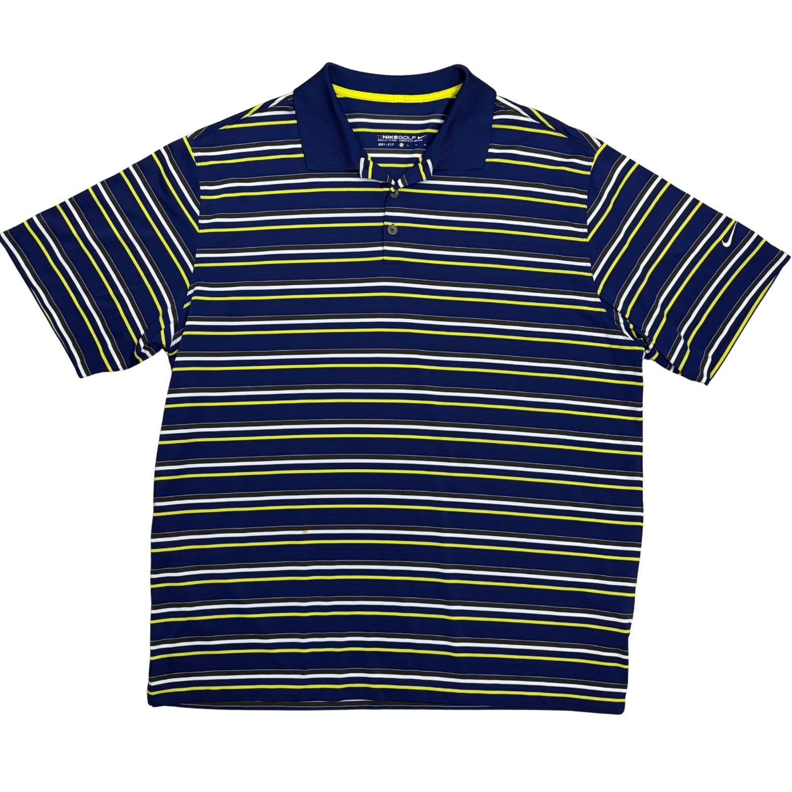 Nike NIKE GOLF Polo Shirt Vintage Y2K Striped Business Tee XL Size US XL / EU 56 / 4 - 2 Thumbnail