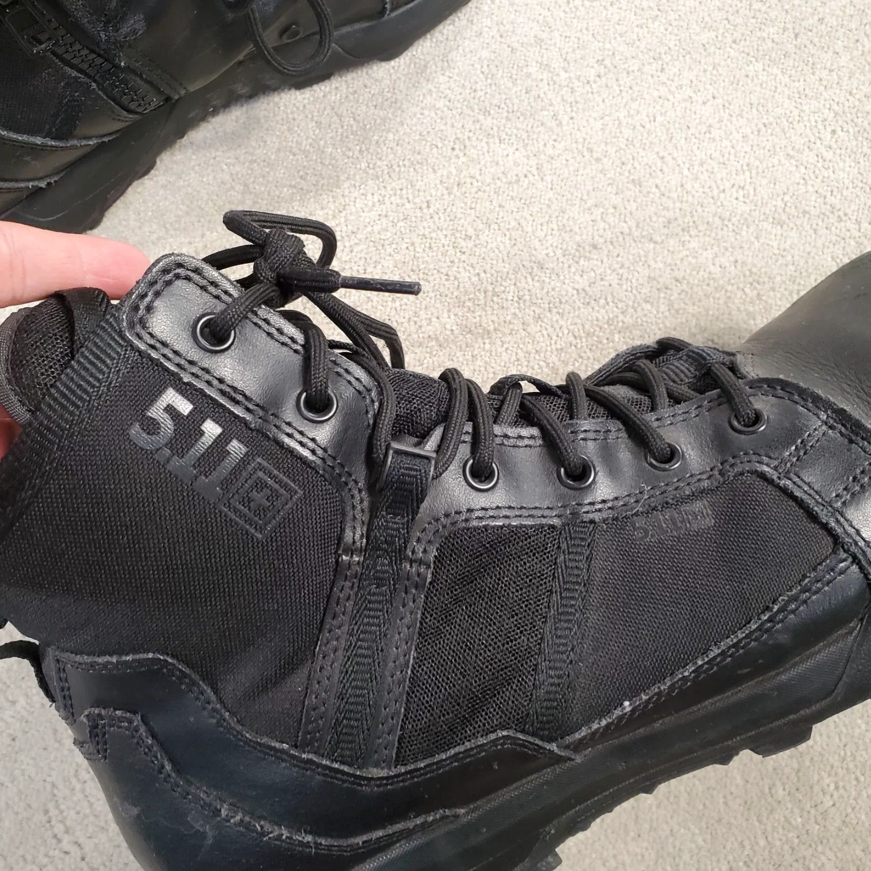 Vintage 5.11 Tactical Boots Mens 11 Black Leather 6" Military Outdoor Police ST A/T 6 SZ Boots Size US 10 / EU 43 - 2 Thumbnail