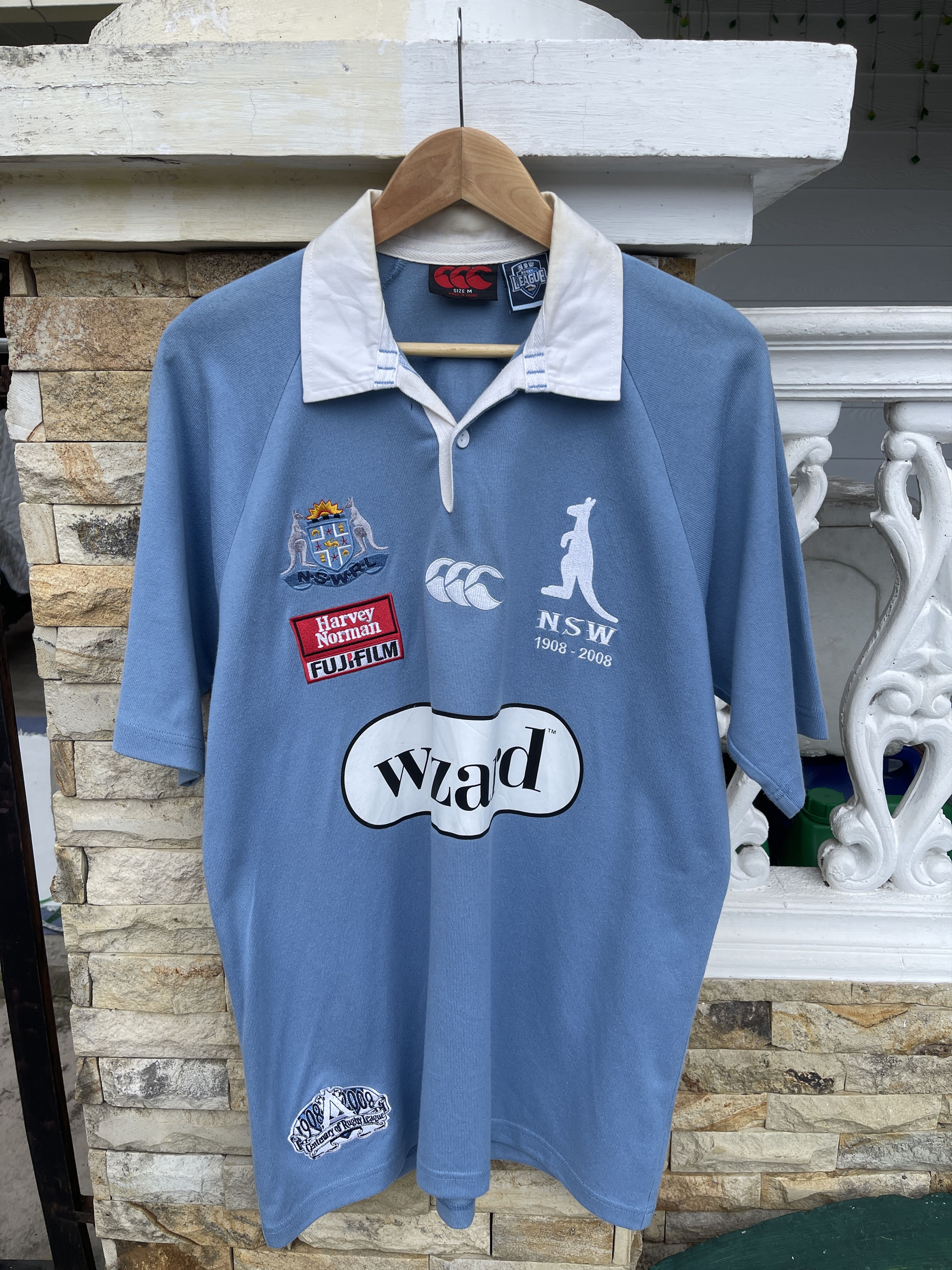 Canterbury of New Zealand LastDrop🔥Vtg Canterbury NSW Blue State Of Origin Rugby Shirt Size US M / EU 48-50 / 2 - 1 Thumbnail