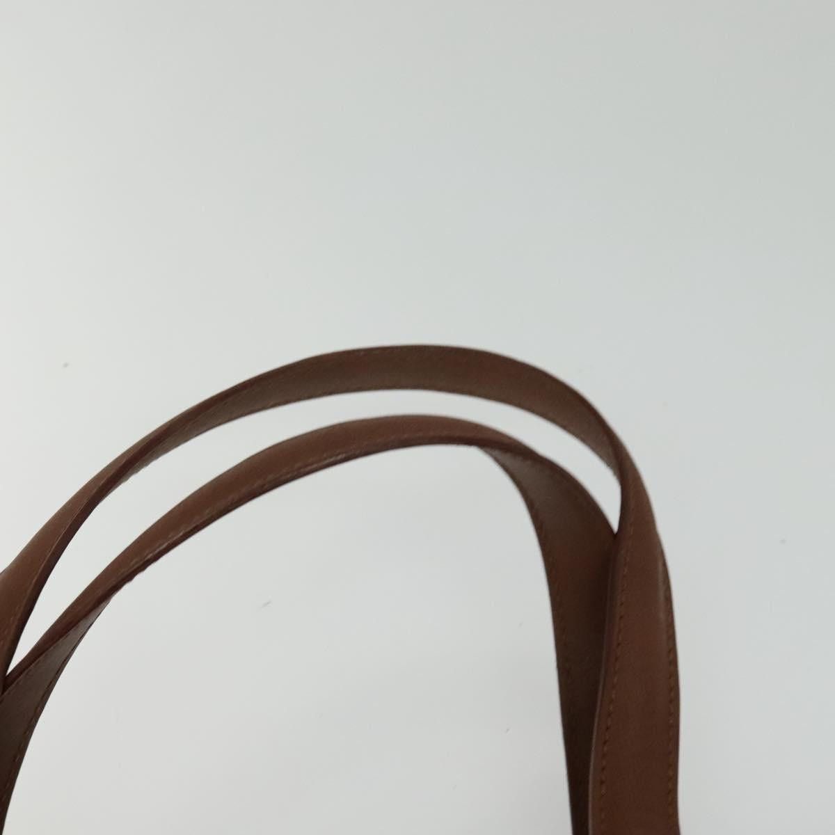 Celine CELINE Hand Bag Leather Brown Gold Size ONE SIZE - 8 Thumbnail