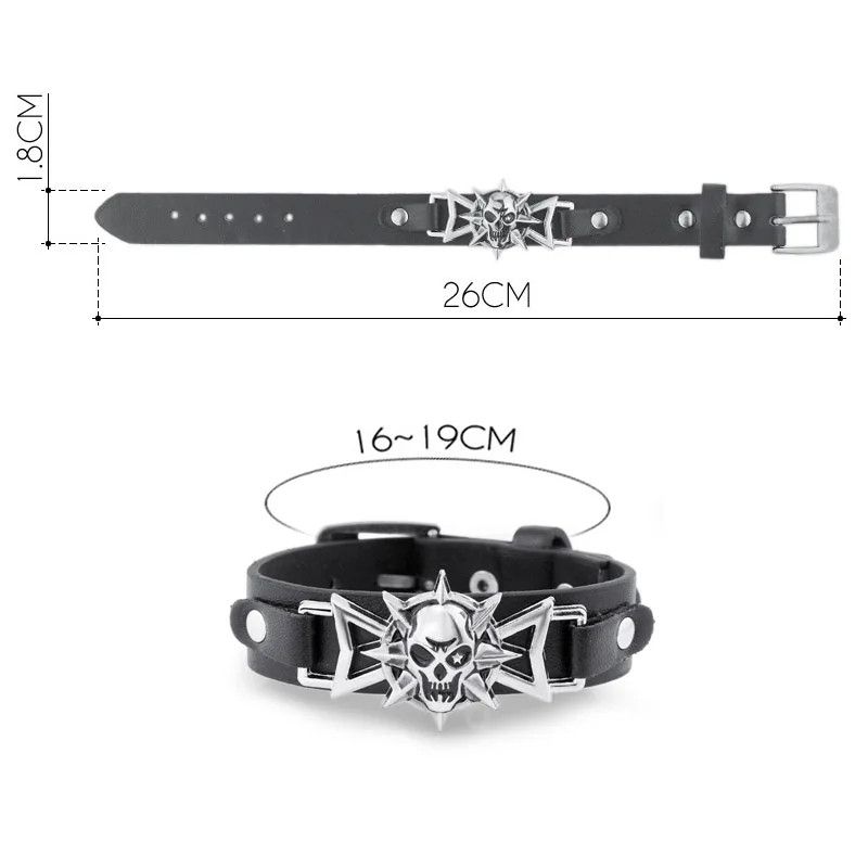 Japanese Brand × Vintage Skull rock star bracelet Size ONE SIZE - 2 Thumbnail