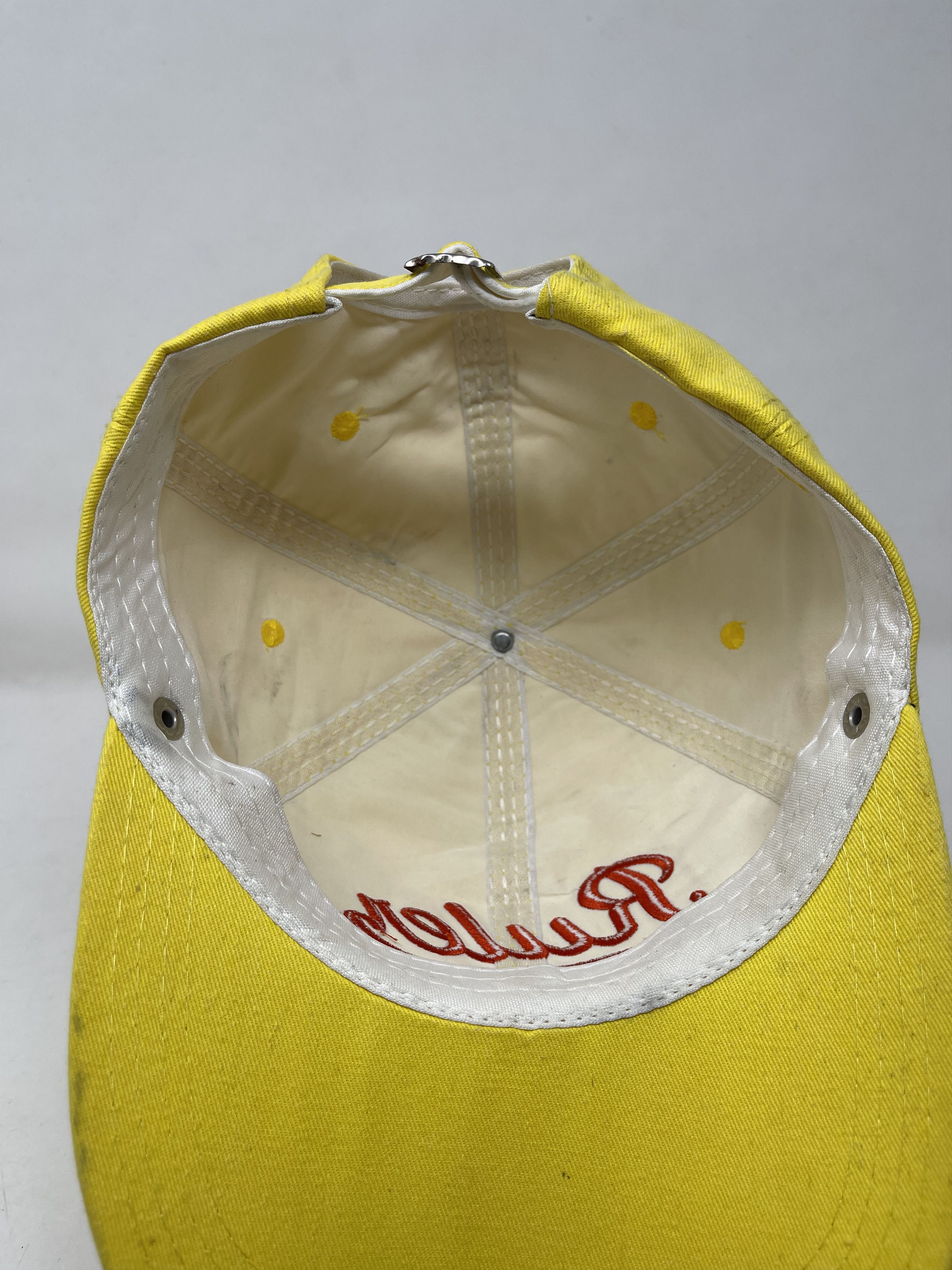 Hat Club Ruler Yellow Baseball Design cap Size ONE SIZE - 7 Thumbnail