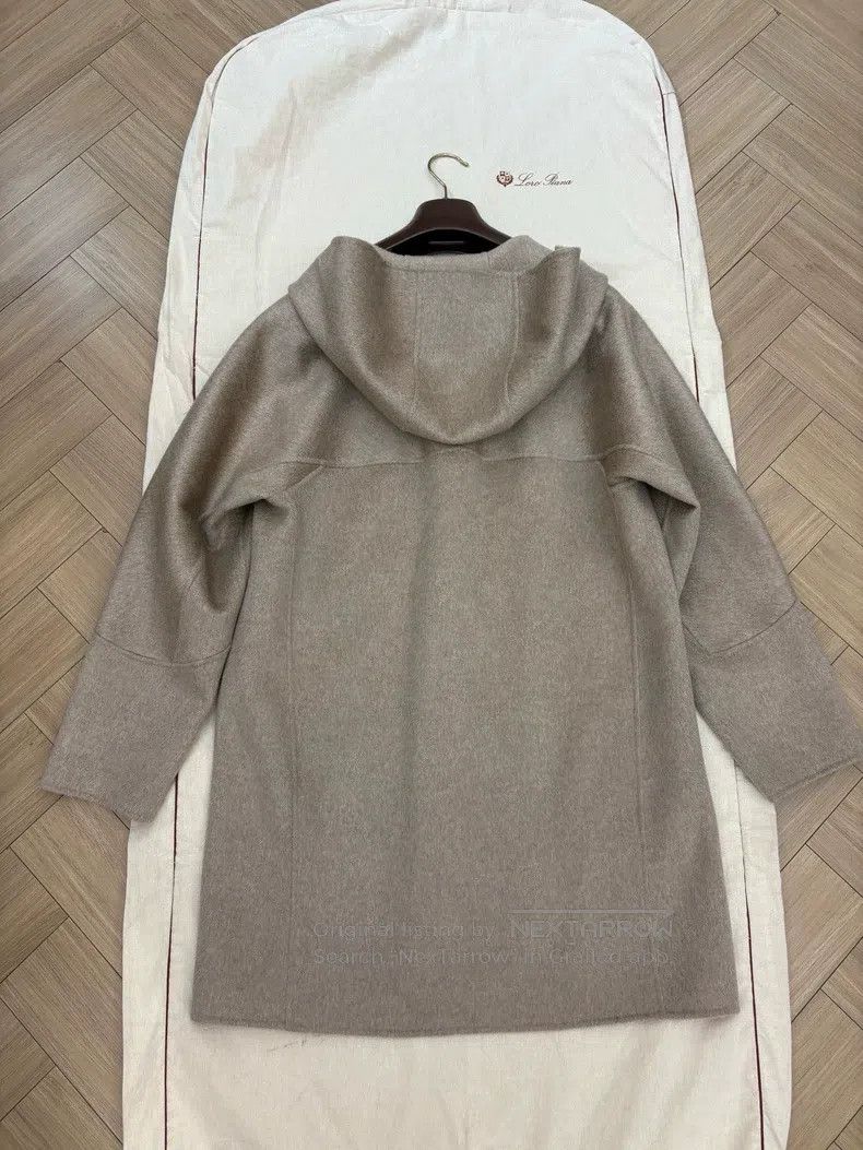 Loro Piana Loro Piana Hooded coat 100% cashmere, buttons with logo Size M / US 6-8 / IT 42-44 - 9 Thumbnail