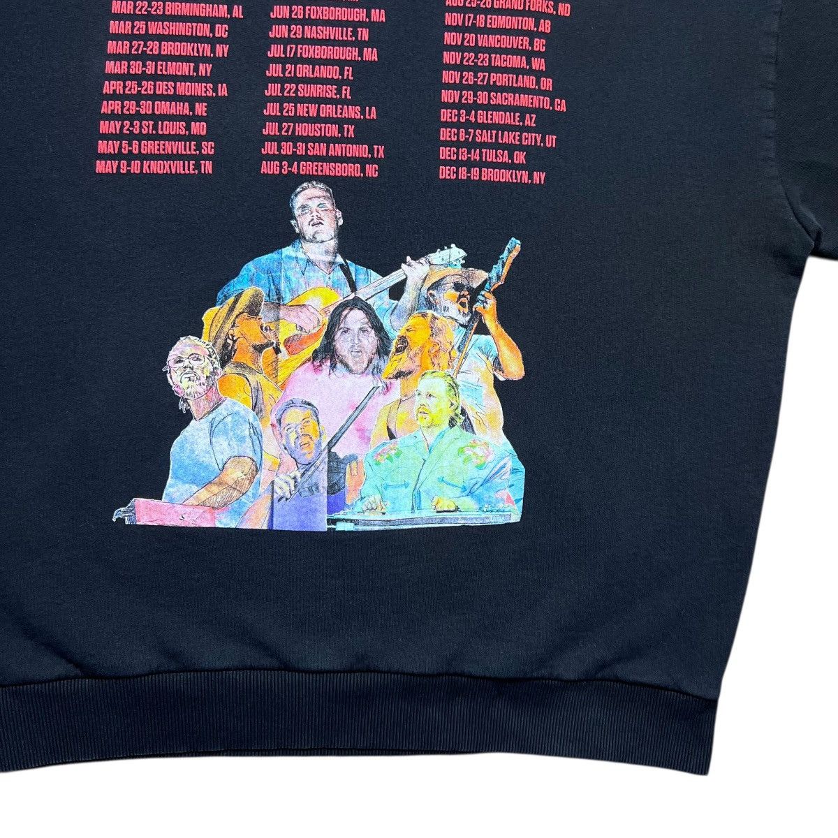 Band Tees 2024 Zach Bryan’s The Quittin Time Tour Sweatshirt Hoodie Size US XL / EU 56 / 4 - 7 Thumbnail
