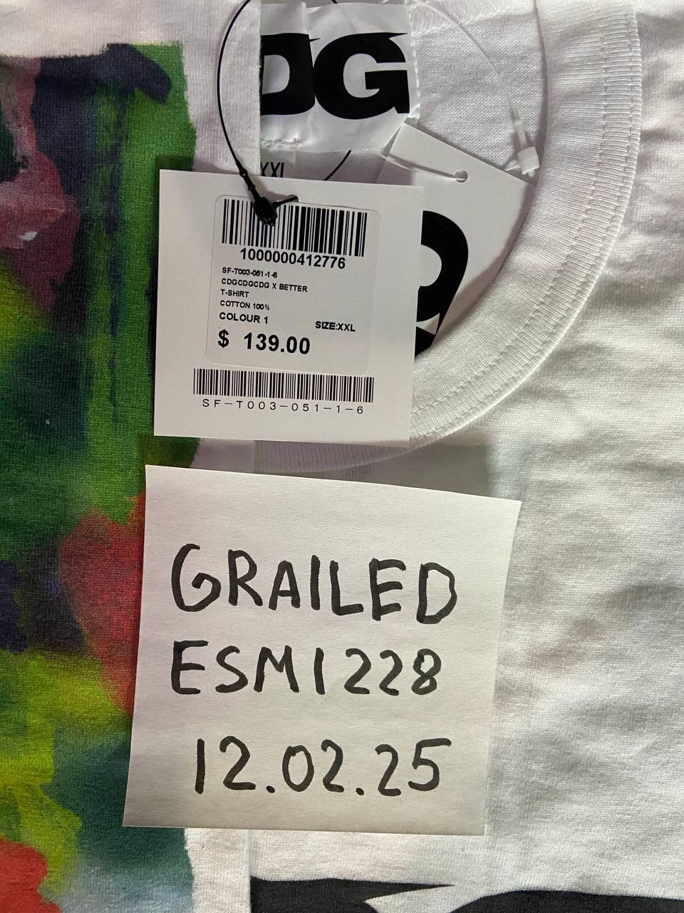 CDG x Better AD 2020 tee