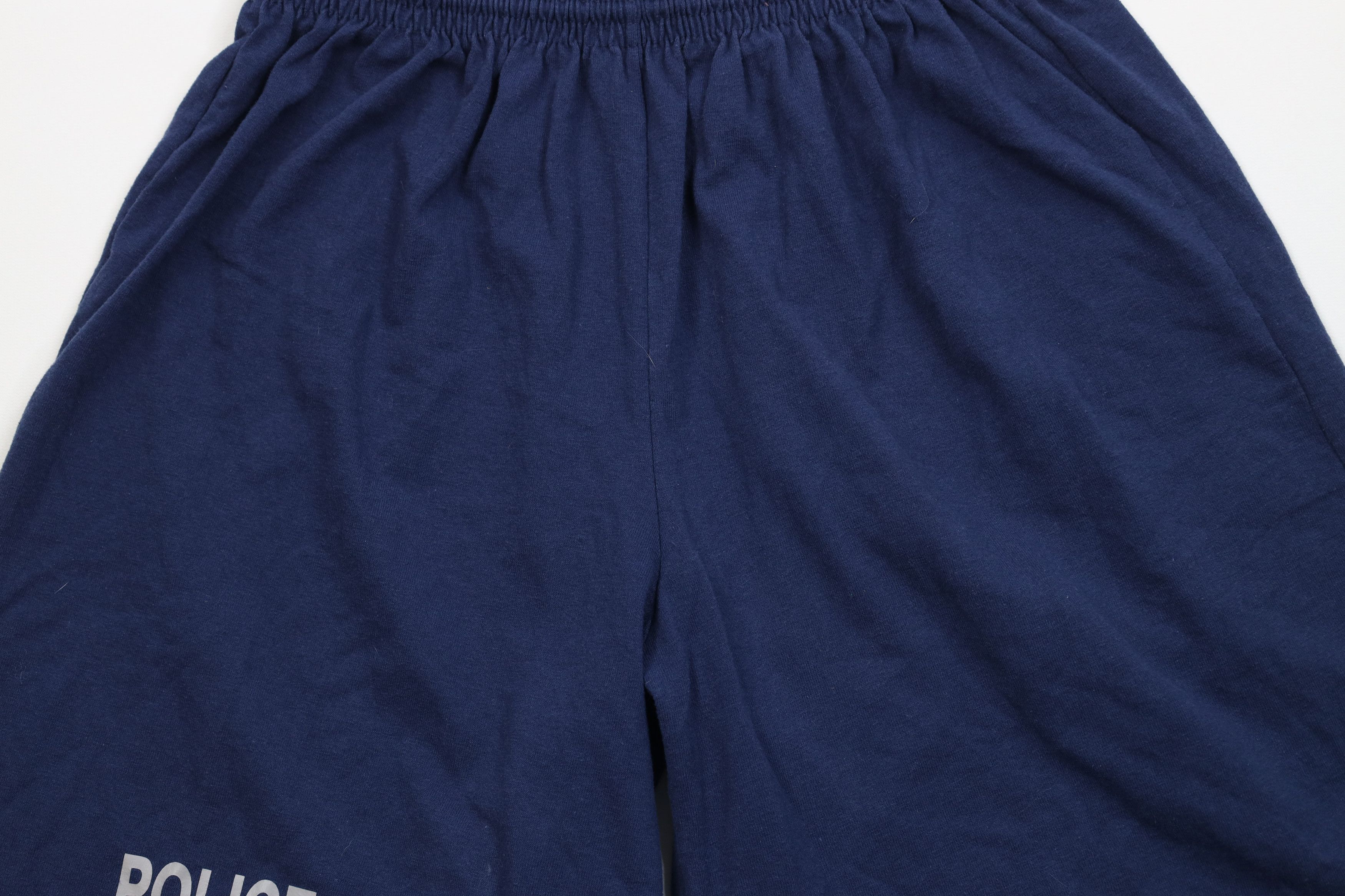 Vintage Vintage 90s Y2K Above Knee Police Academy Shorts Blue Size US 34 / EU 50 - 3 Thumbnail