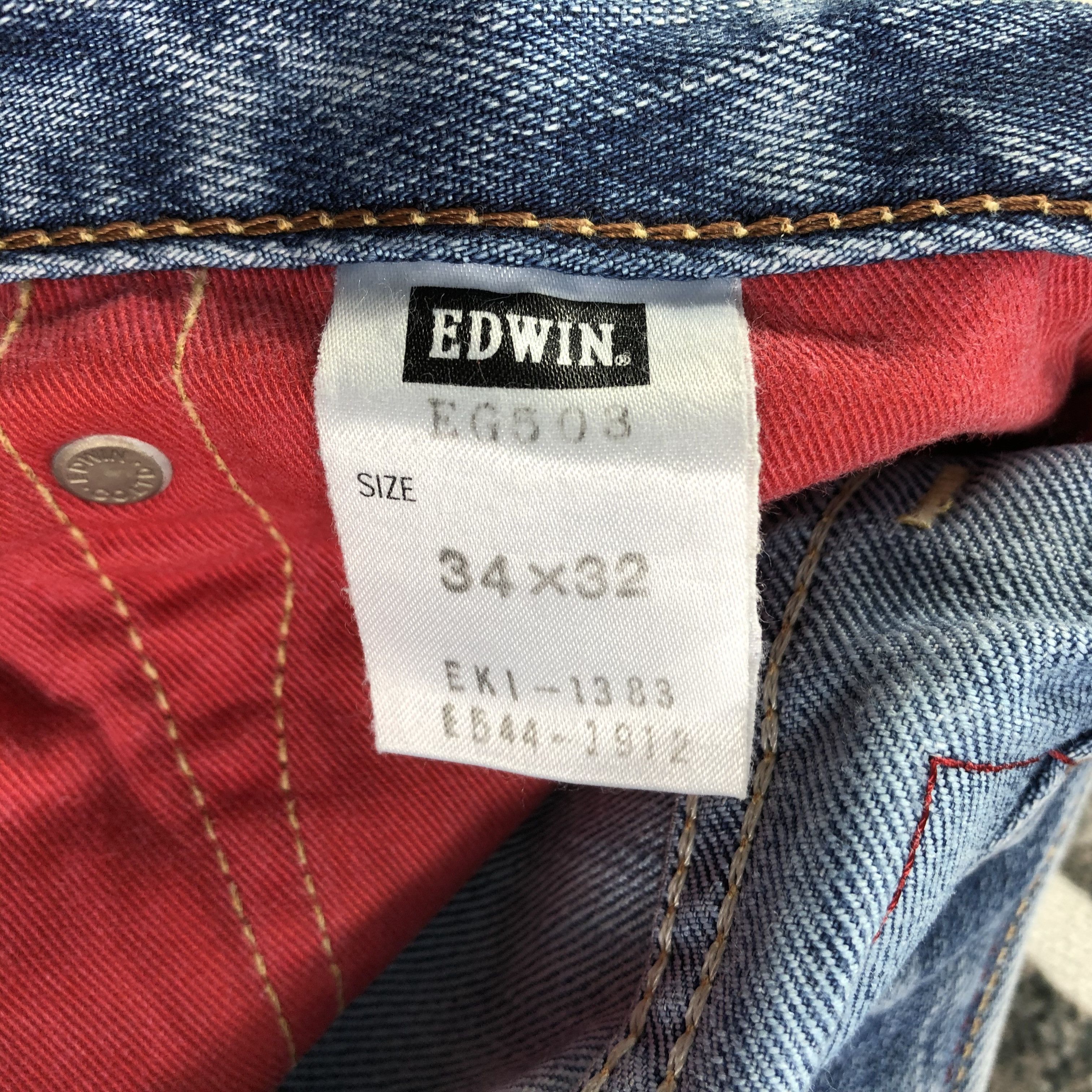 Edwin Edwin Blue Trip Jeans Blue Wash Denim KJ1705 Size US 34 / EU 50 - 8 Thumbnail