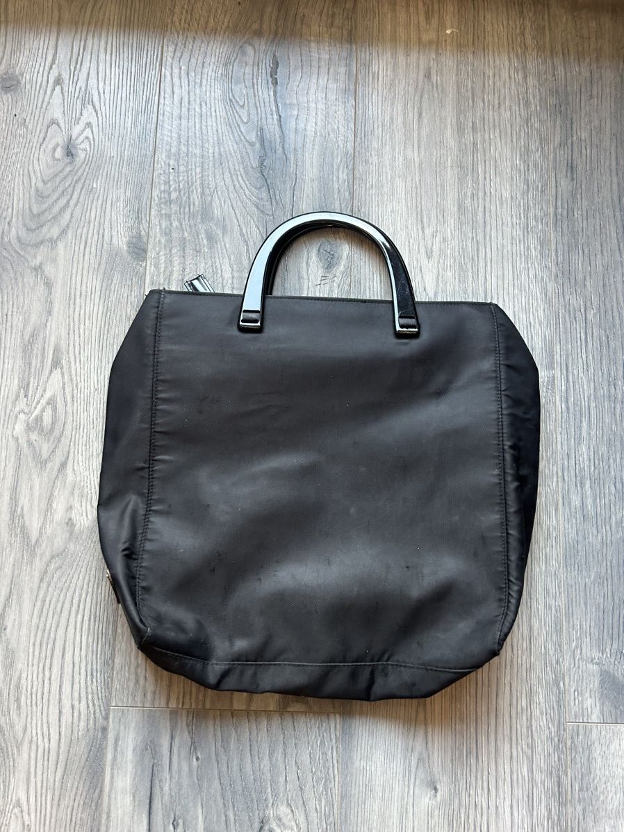 Prada Prada Nylon Tote Bag with Iconic Triangle Logo Size ONE SIZE - 11 Thumbnail