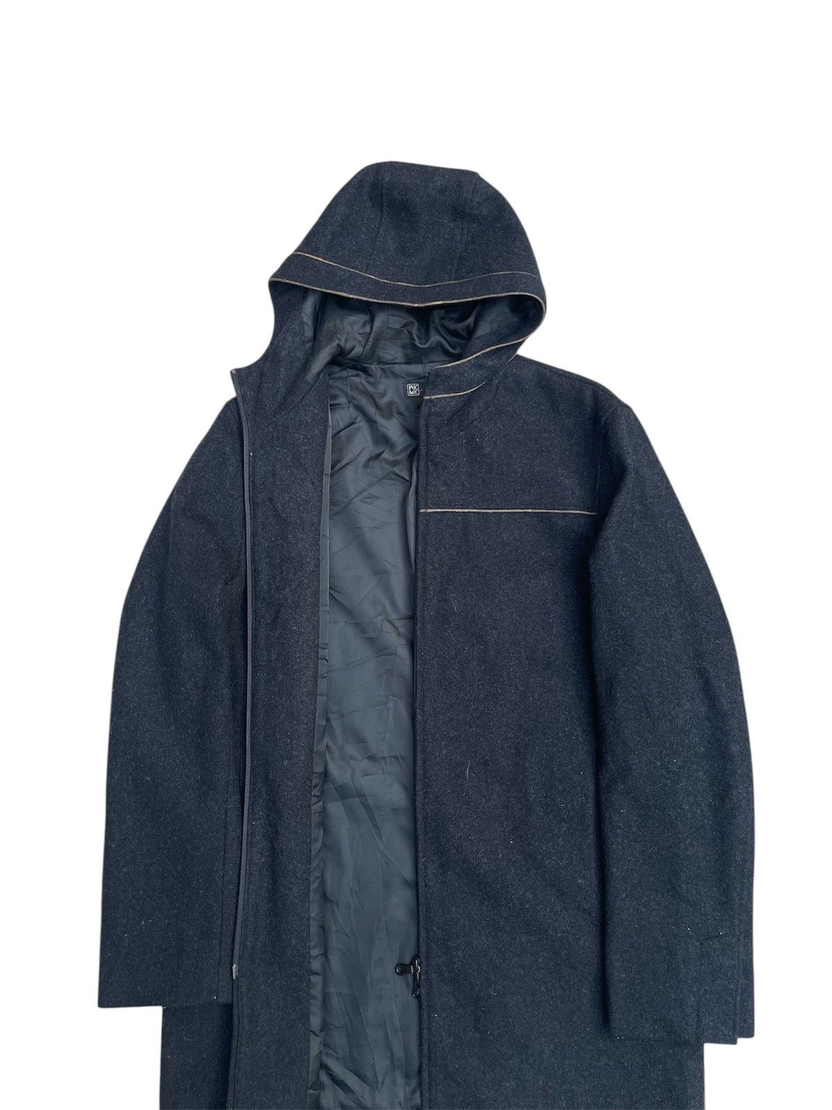 Japanese Brand Vintage Micheal Klein Homme Hooded Zip-Up Jacket Size US M / EU 48-50 / 2 - 4 Thumbnail