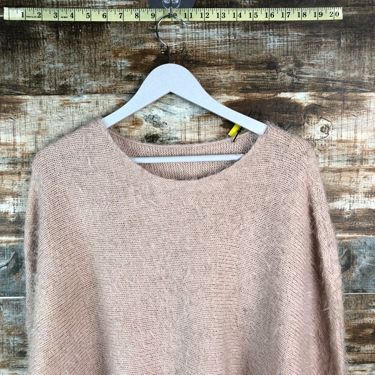Homespun Knitwear DLL N’or Pink Mohair shaggy fur Knitwear #C420 Size XL / US 12-14 / IT 48-50 - 4 Thumbnail