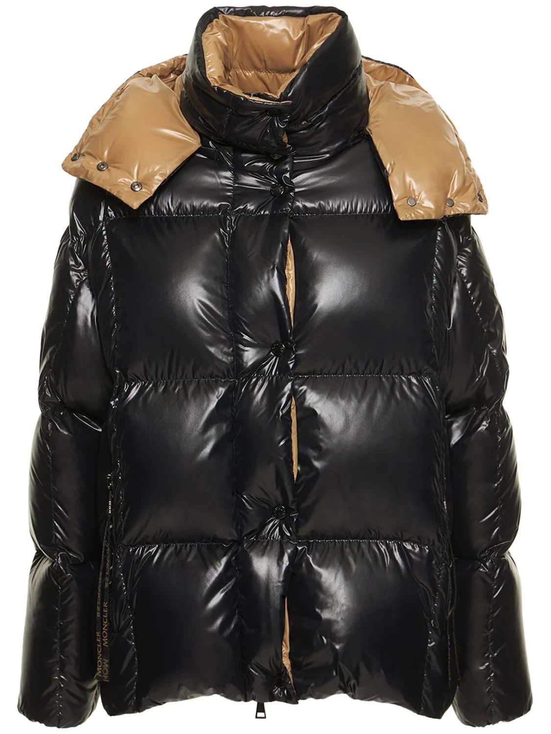 MONCLER Parana $ 2340 Women's Black Short Down Jacket New