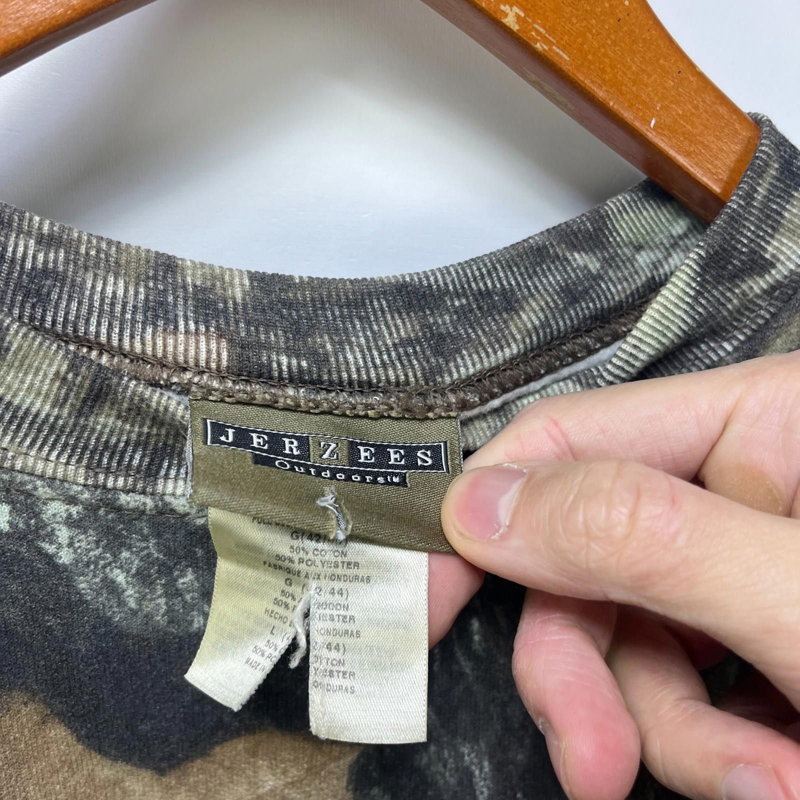 Jerzees Vintage 90s Mossy Oak Tree Camo Sweatshirt Jerzees Large Size US L / EU 52-54 / 3 - 4 Thumbnail