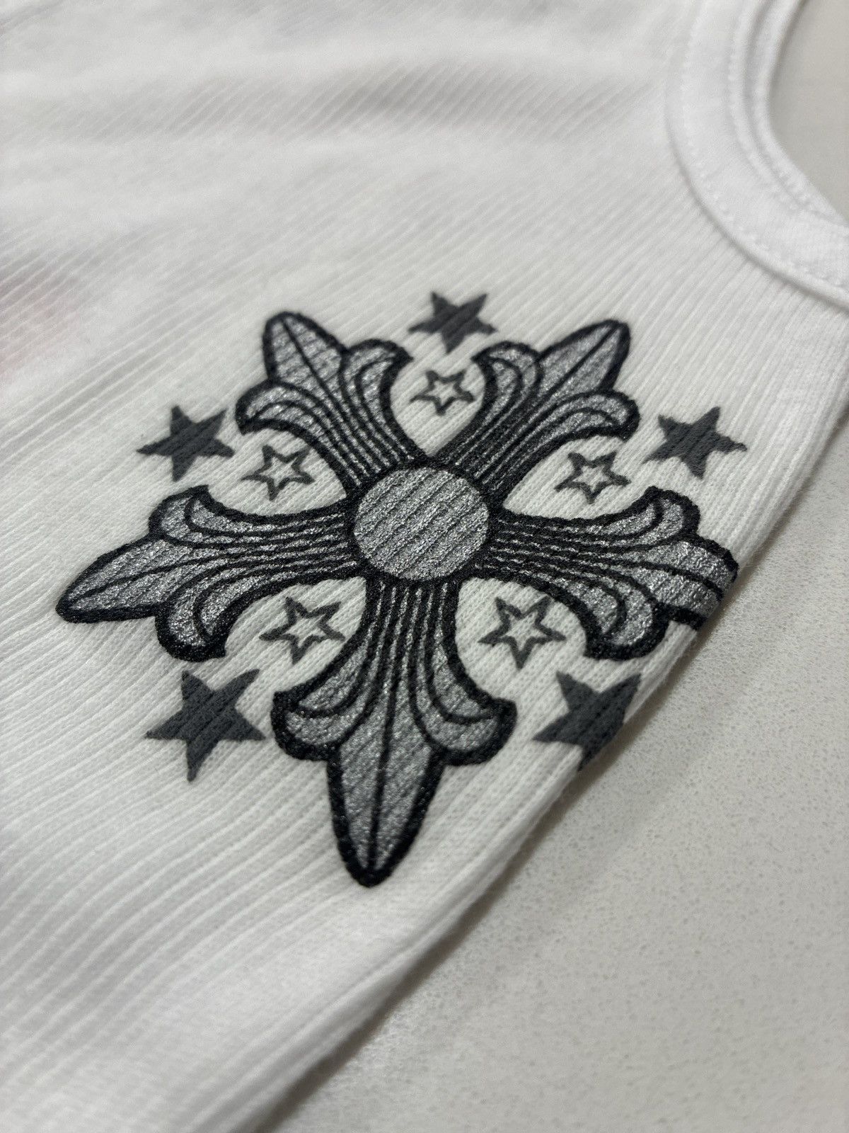 Chrome Hearts Chrome Hearts Silver Star Tank Top Size US XL / EU 56 / 4 - 8 Thumbnail