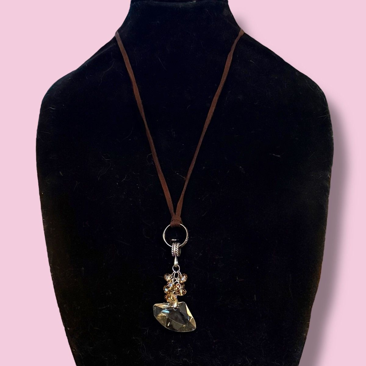 Other Crystal chandelier pendant cord necklace Size ONE SIZE - 1 Thumbnail