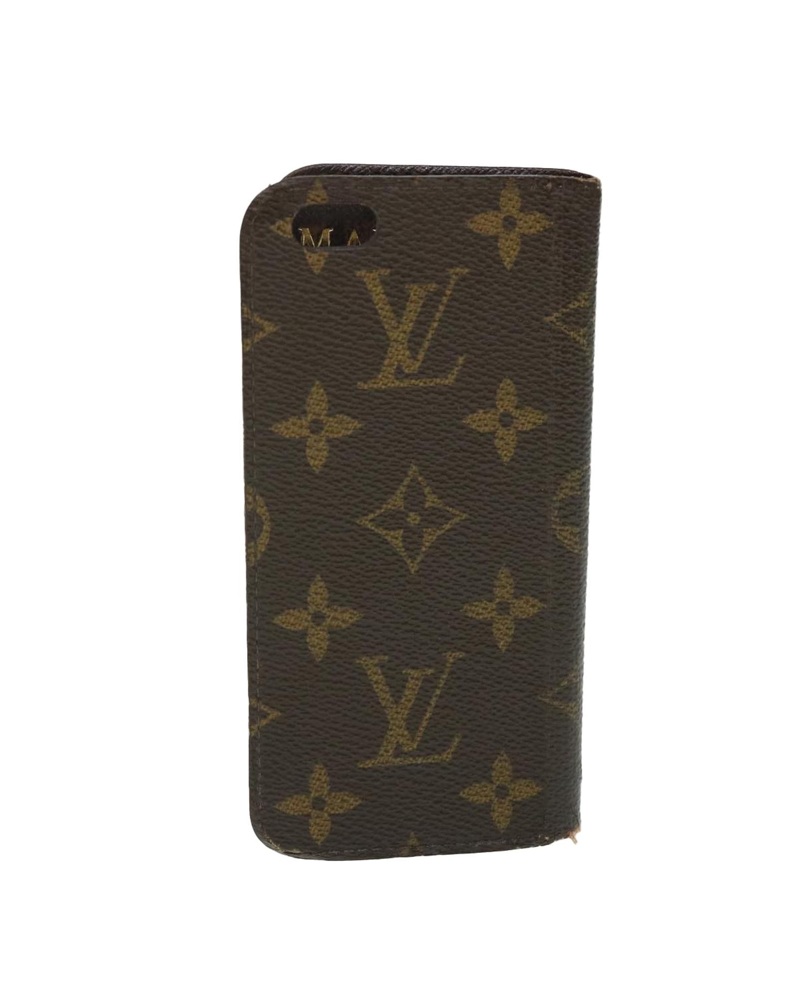 image of Louis Vuitton Monogram Iphone Cover - Lv Auth, Women's