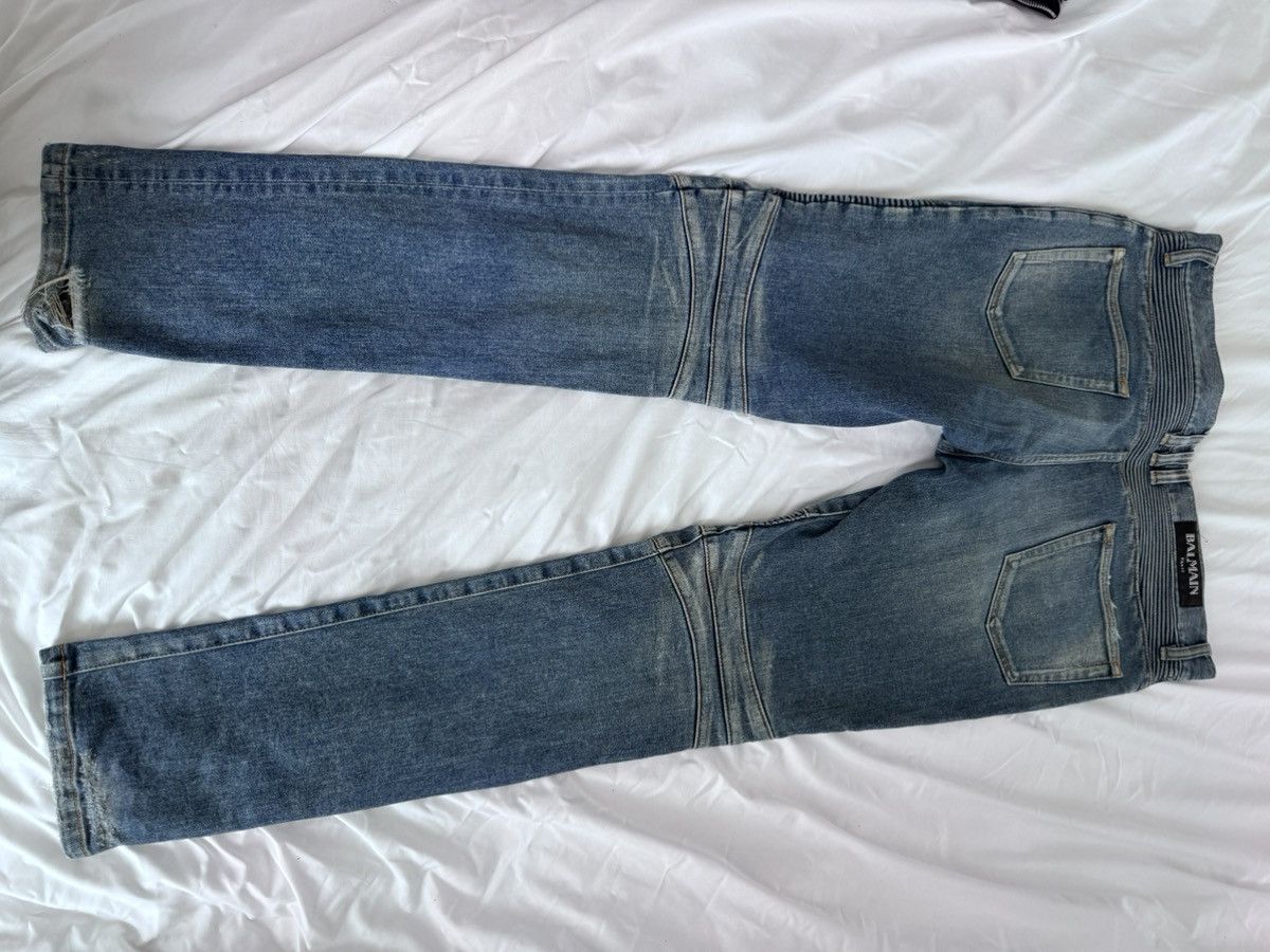 Balmain Balmain Biker jeans size 33 Size US 33 - 2 Thumbnail