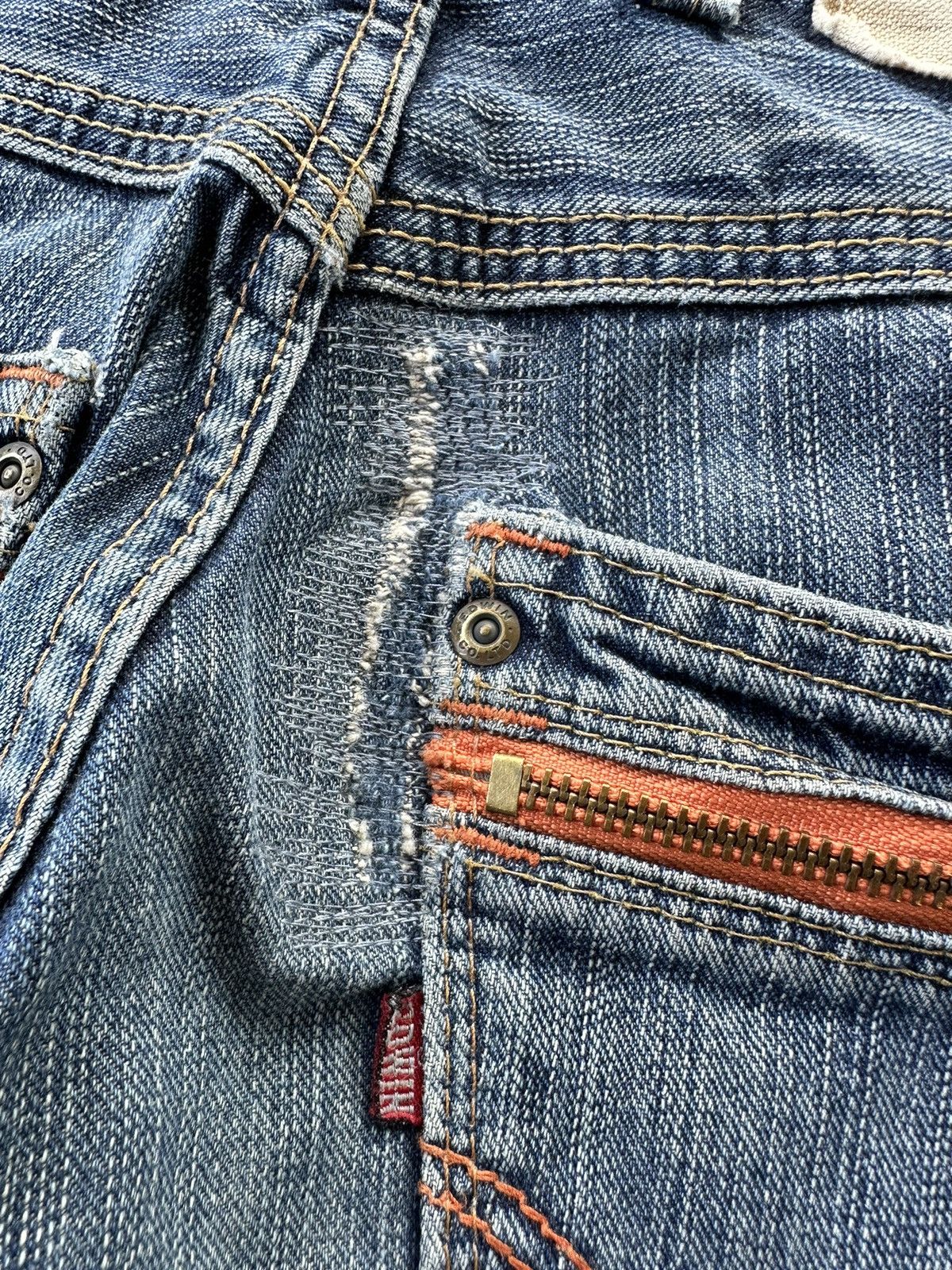 Edwin Edwin Exclusive Vintage Distressed Denim F97 Size US 28 / EU 44 - 14 Thumbnail