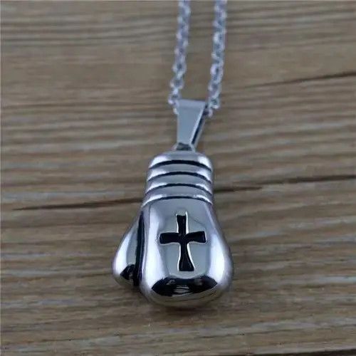 Jewelry Cross boxing glove Necklace Size ONE SIZE - 1 Thumbnail