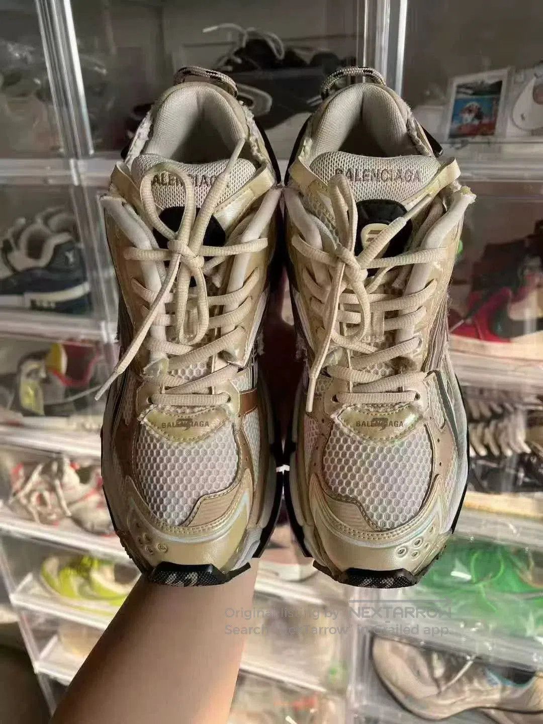 Balenciaga balenciaga runner beige gold sneakers size 42. Size US 9 / EU 42 - 8 Thumbnail