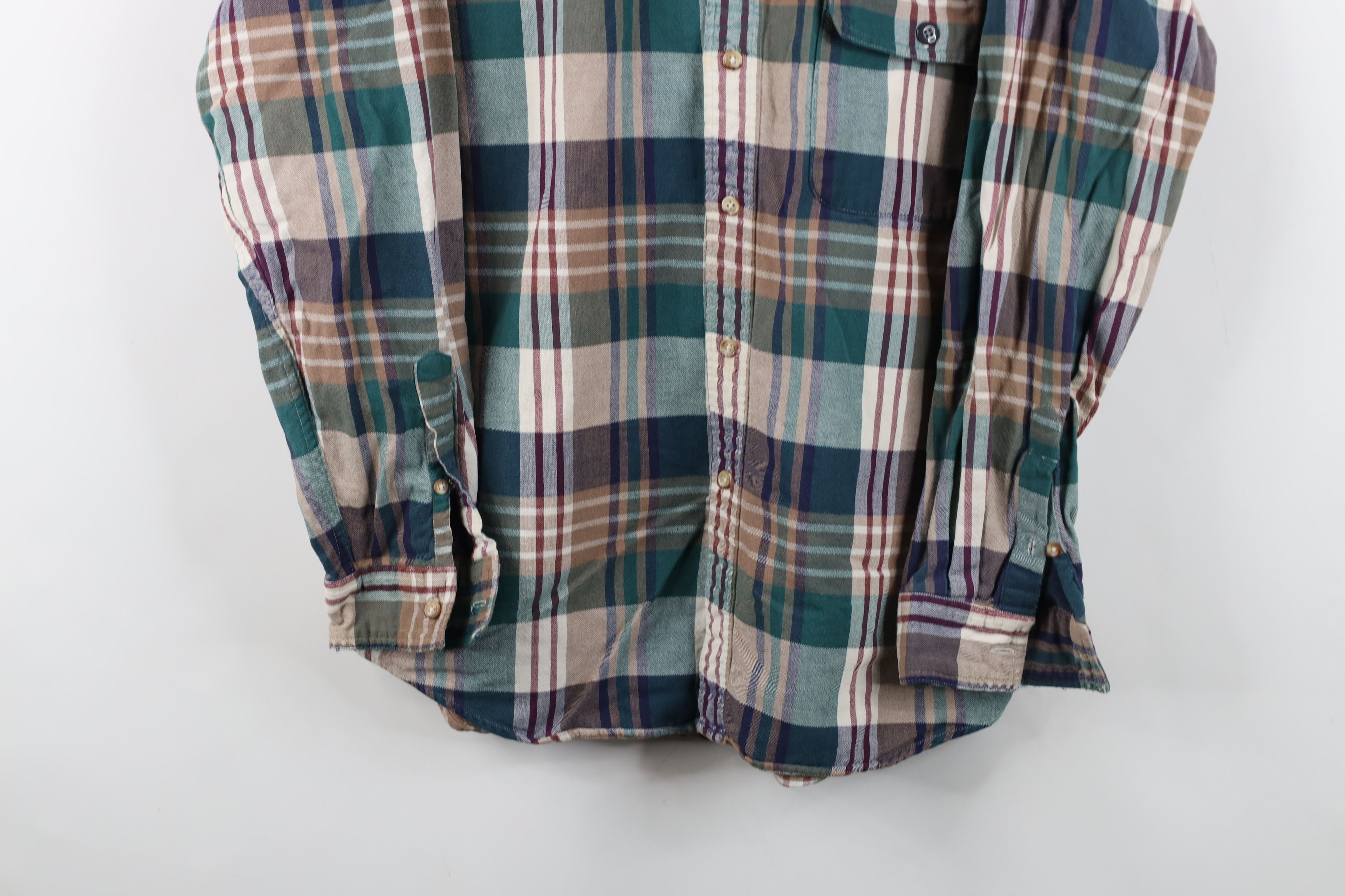 Eddie Bauer Vintage 90s Eddie Bauer Bainbridge Flannel Button Shirt Size US M / EU 48-50 / 2 - 3 Thumbnail