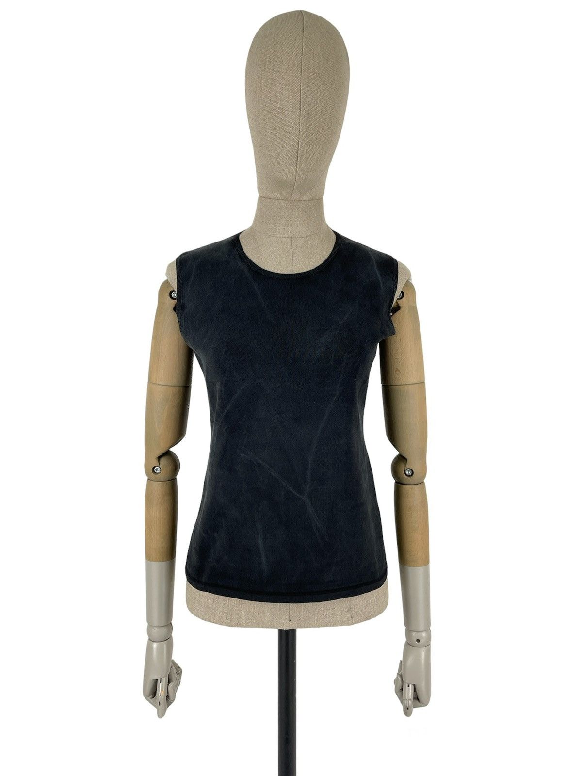 Burberry × Burberry Prorsum RARE First Line Runway Italy Garment Dyed Pigment Sleeveless Shirt Size M / US 6-8 / IT 42-44 - 1 Thumbnail
