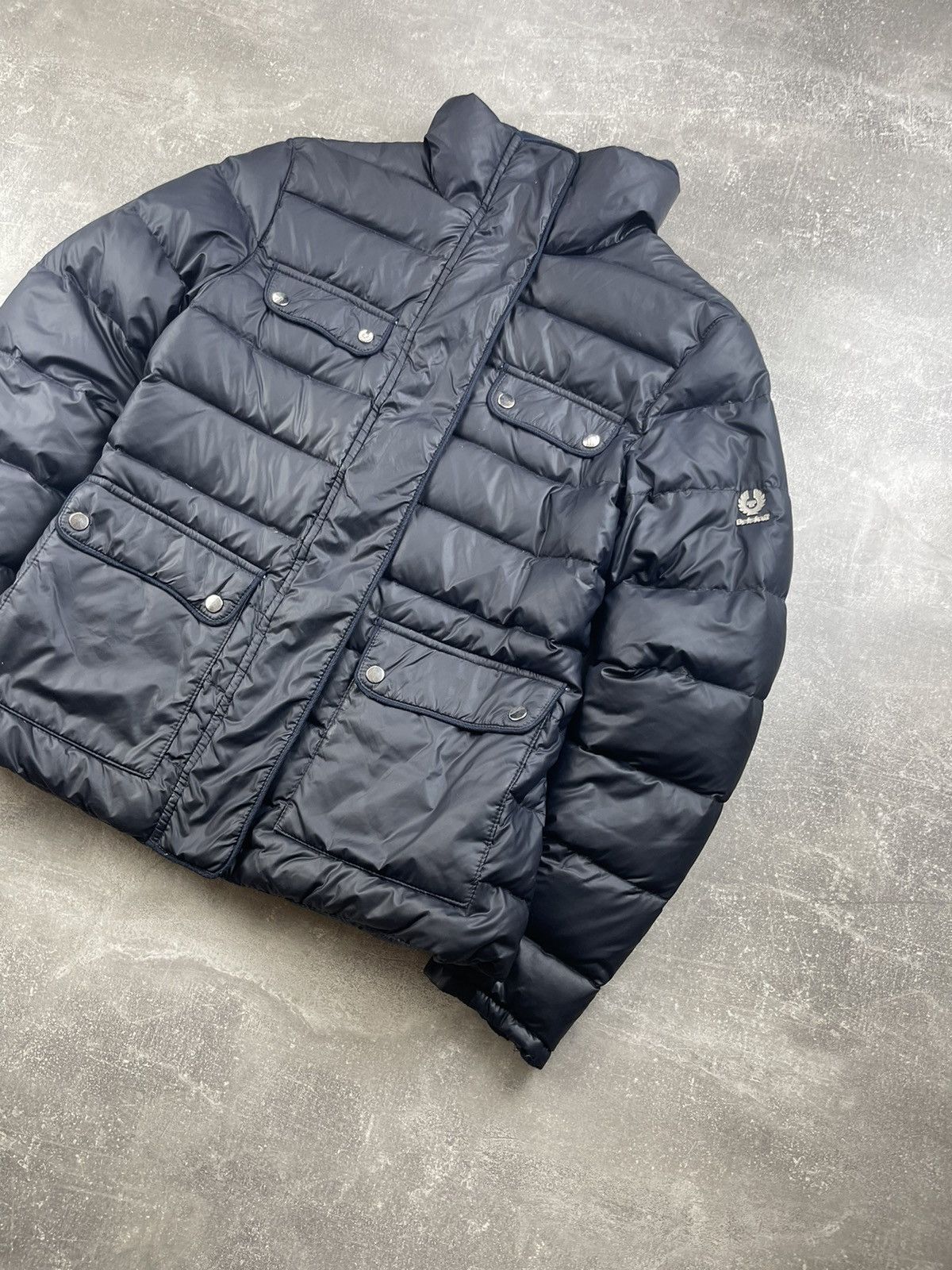 Belstaff Belstaff Silver Label Womens Navy Blue Down Puffer Jacket Size M / US 6-8 / IT 42-44 - 4 Thumbnail