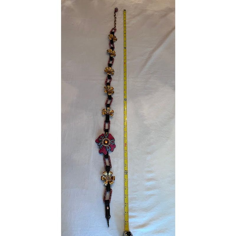Mary Frances Mary Frances Belt Necklace Boho Adjustable Link VTG 90s Size ONE SIZE - 3 Thumbnail