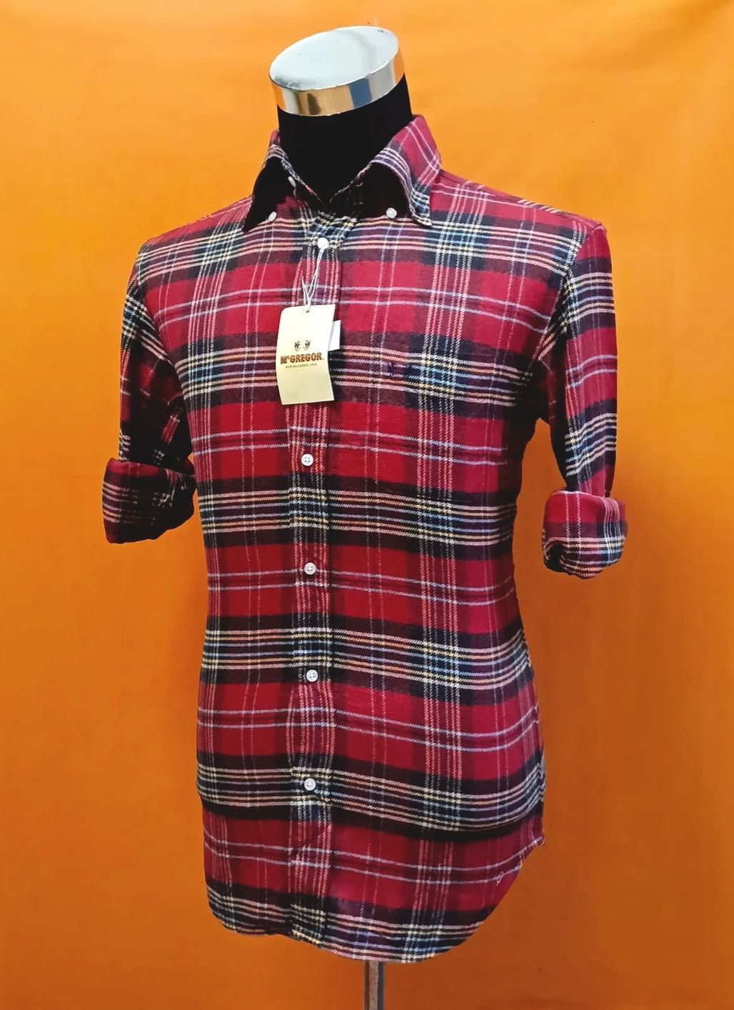 McGregor Mc GREGOR Flannel Shirt Long Slave ( M ) Size US M / EU 48-50 / 2 - 1 Thumbnail