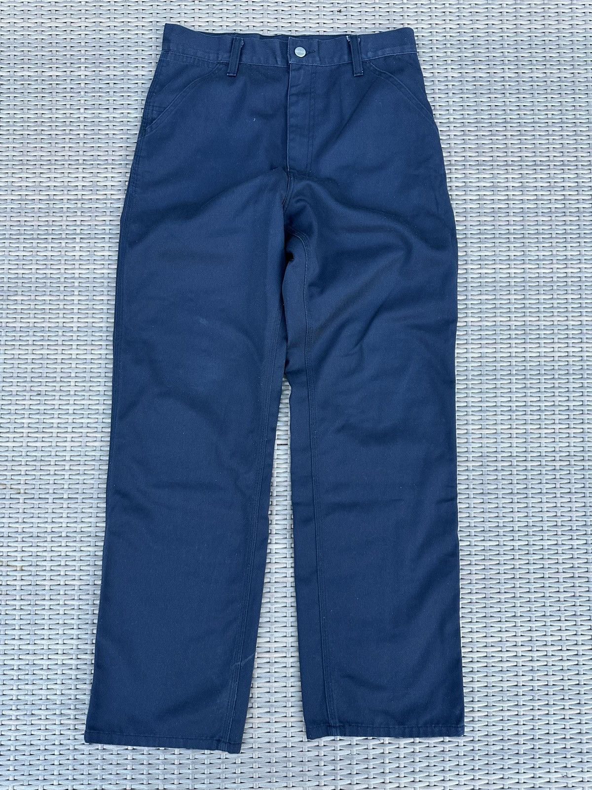 Carhartt Carhartt Simple Pant Navy Blue (31x32) Size US 31 - 2 Thumbnail